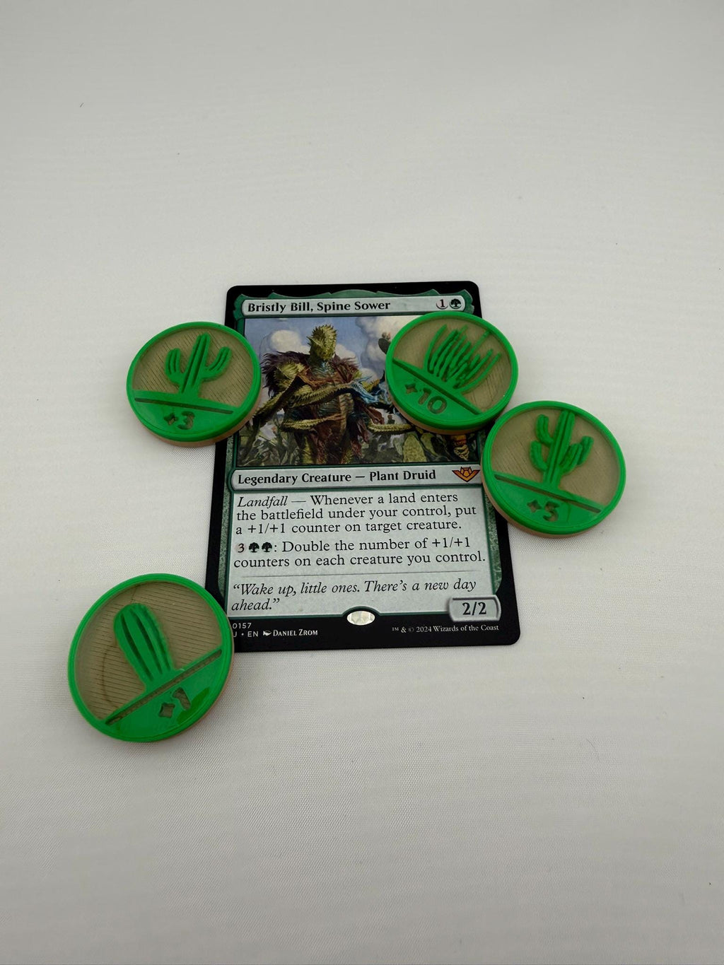 MTG Cactus +1/+1 Counters | Green Tokens, Commander EDH