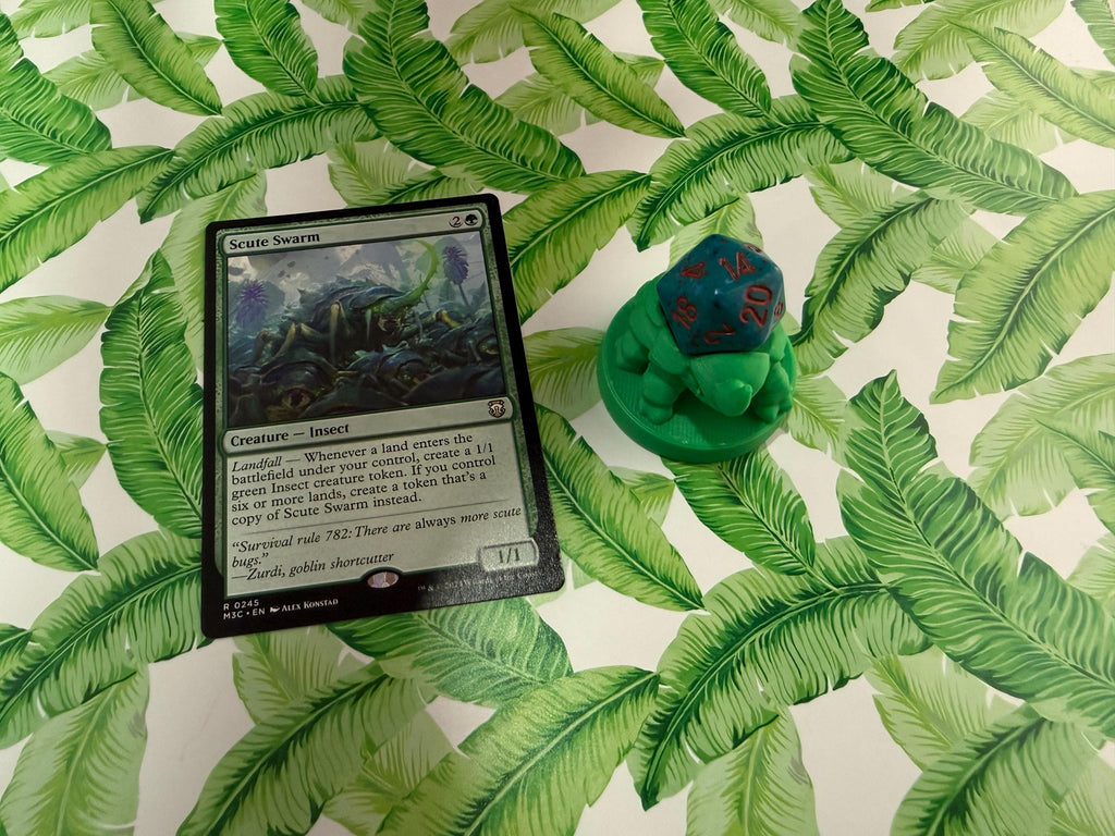 3D Printed Scute Swarm Dice Holder | MTG Token Counter