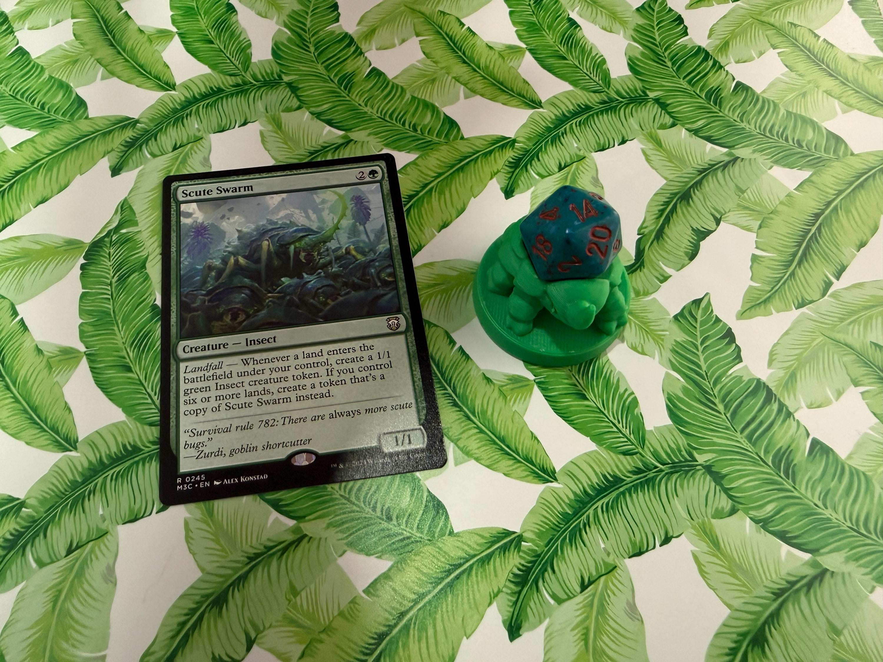 3D Printed Scute Swarm Dice Holder | MTG Token Counter