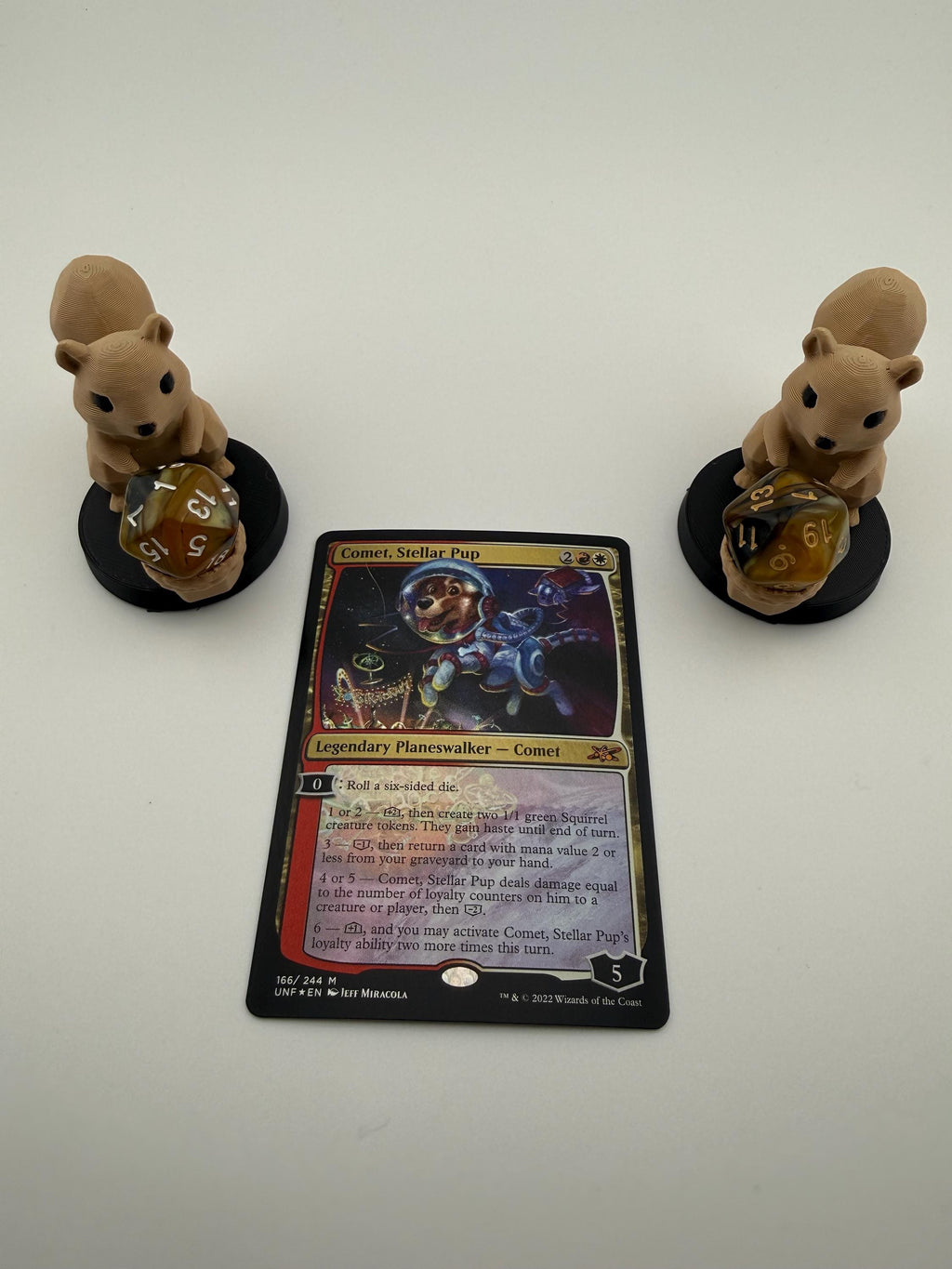3D Printed Squirrel Dice Holder | MTG Commander EDH Counter