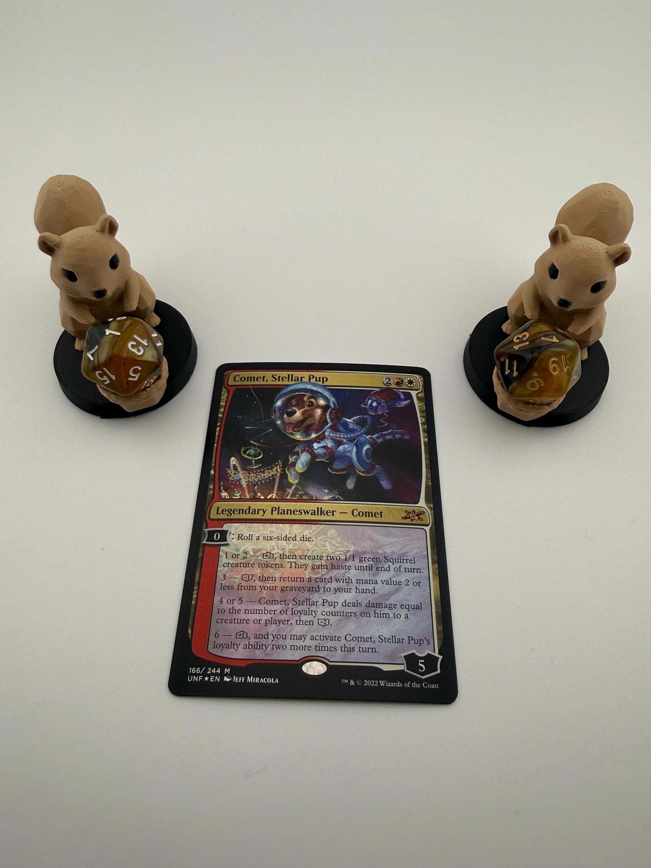 3D Printed Squirrel Dice Holder | MTG Commander EDH Counter