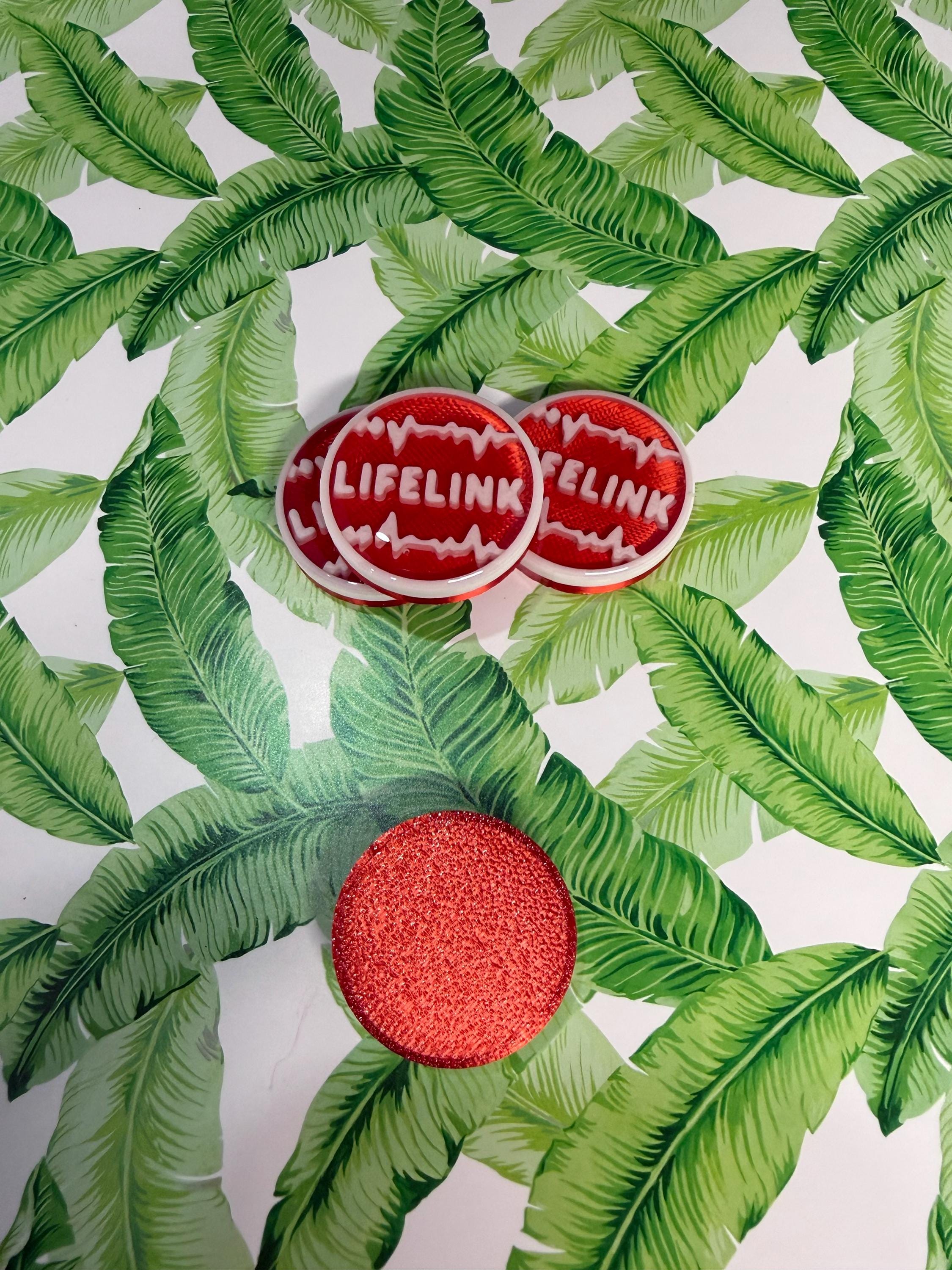 Magic the Gathering Lifelink Token | MTG Ability Counter | Red Lifelink Marker | Commander EDH Tabletop Accessory