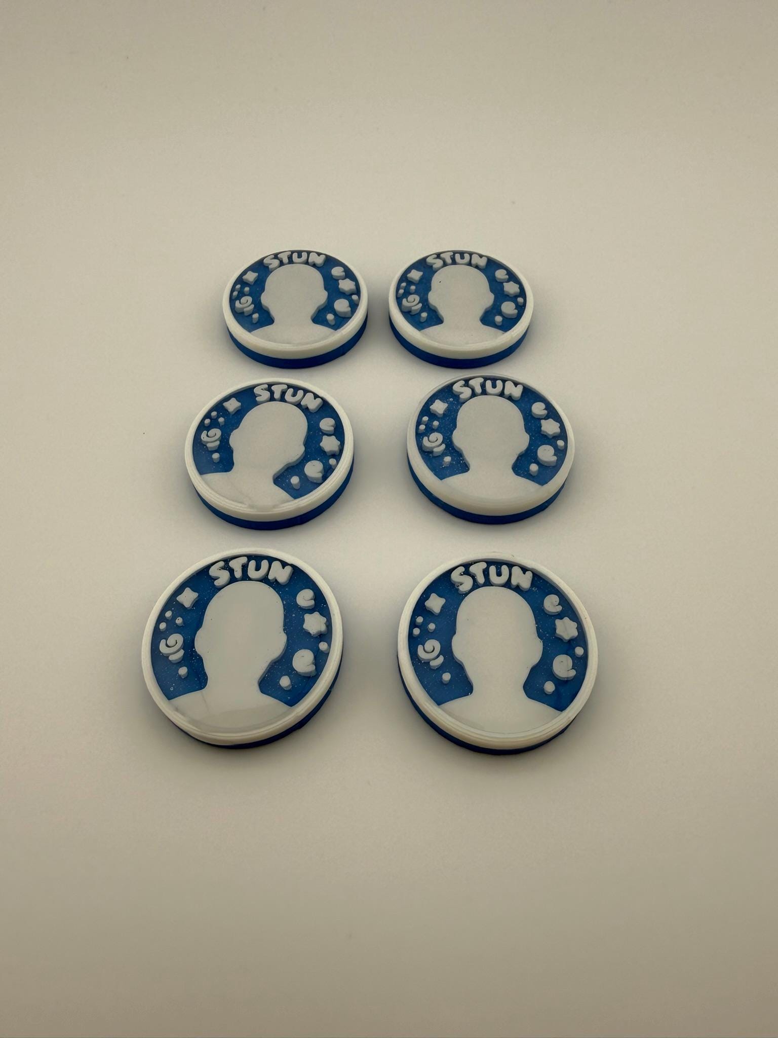 6 Pack Stun Tokens – Tabletop Gaming Status Effect Markers | RPG & Card Game Accessories