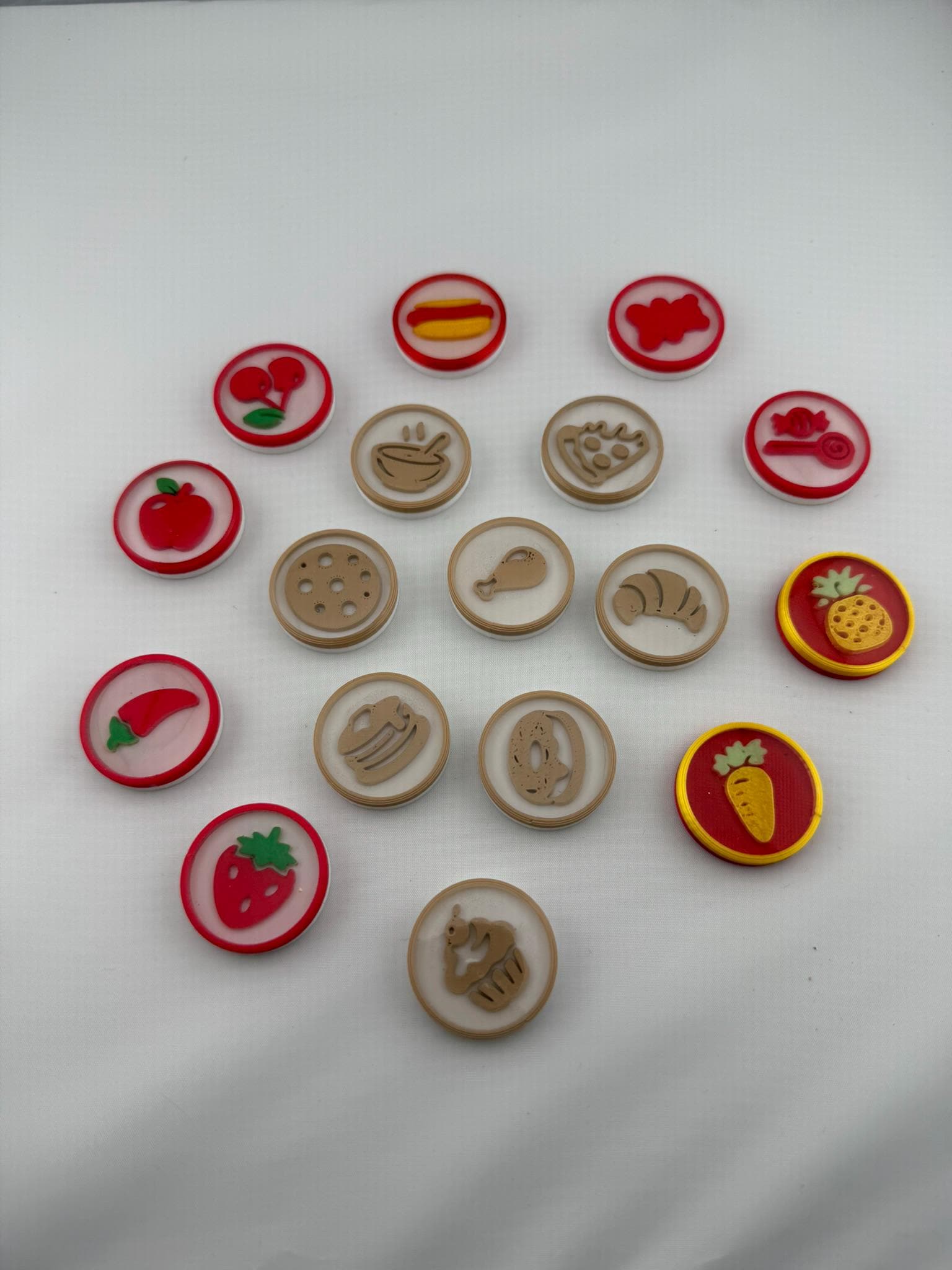 3D Printed Food Tokens for Magic the Gathering – Custom MTG Food Counters
