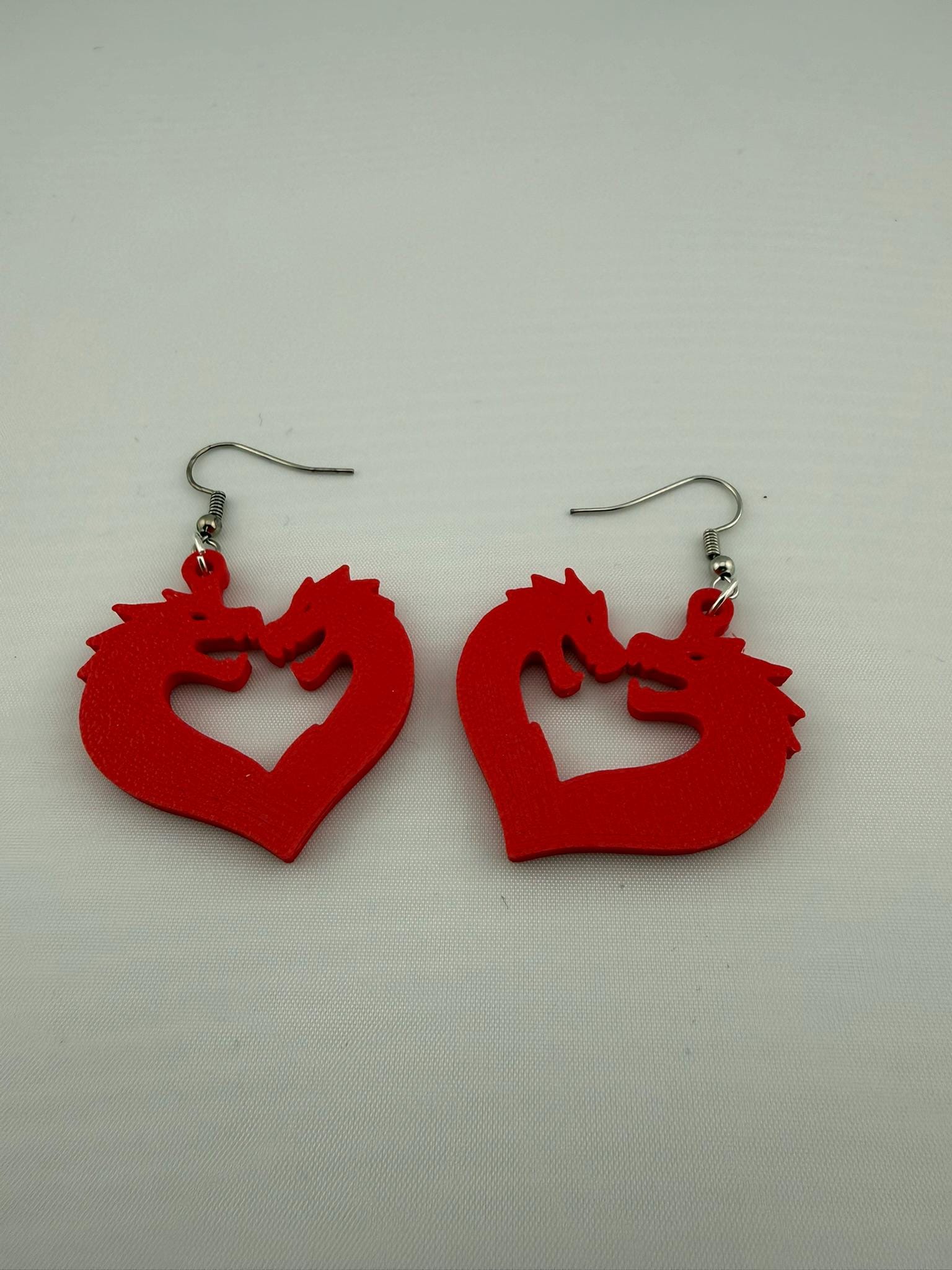Dragonheart Counter Earrings – Valentine’s Edition | Gamer Jewelry | Tabletop Inspired