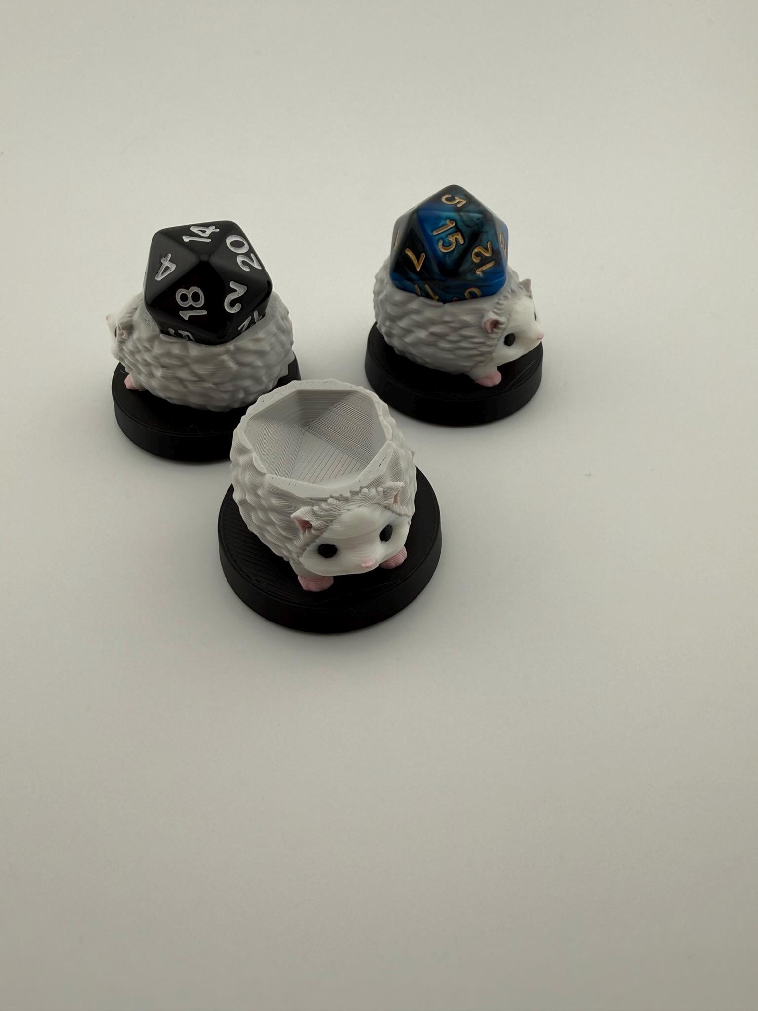 3D Printed Hedgehog Dice Holder | Sonic MTG Commander EDH Accessory