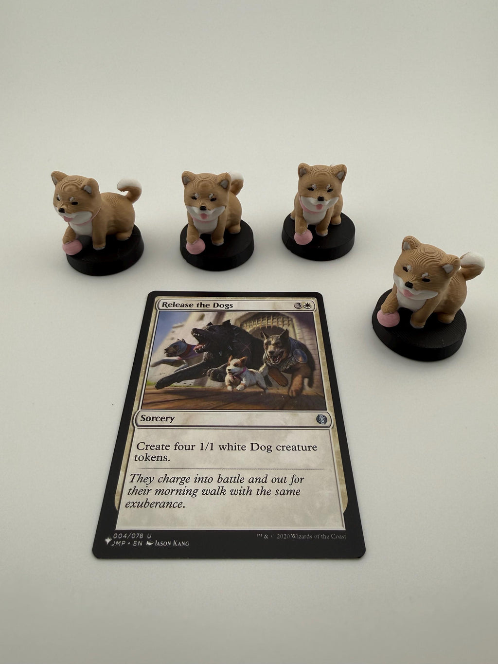 Release the Dogs Token Pack – 4x Shiba Inu Dog Creature Tokens