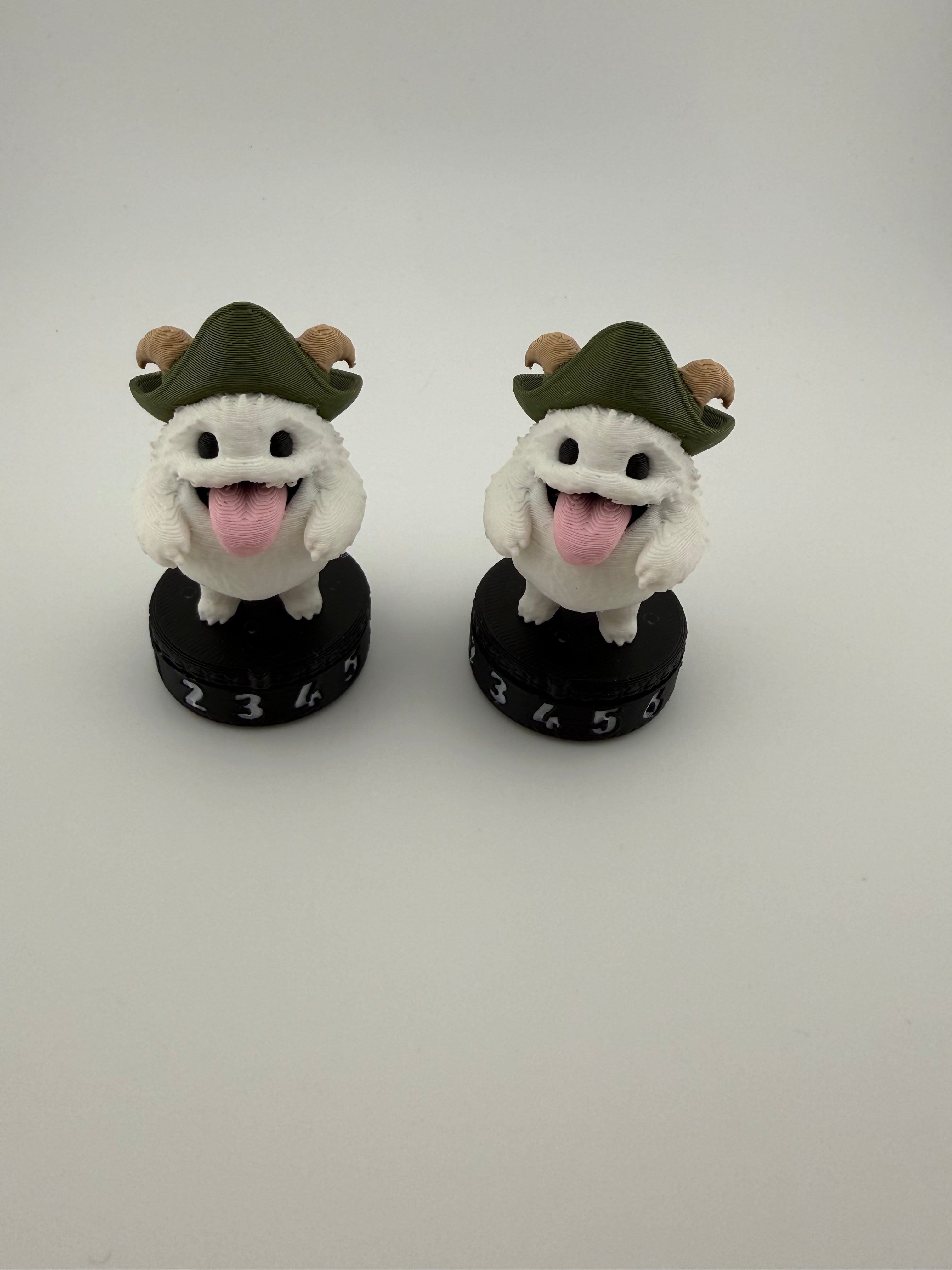 Plundering Poro Inspired Riftbound Tracker | 0–8 or 0–11 Rotating Stat Counter | League of Legends TCG Accessory