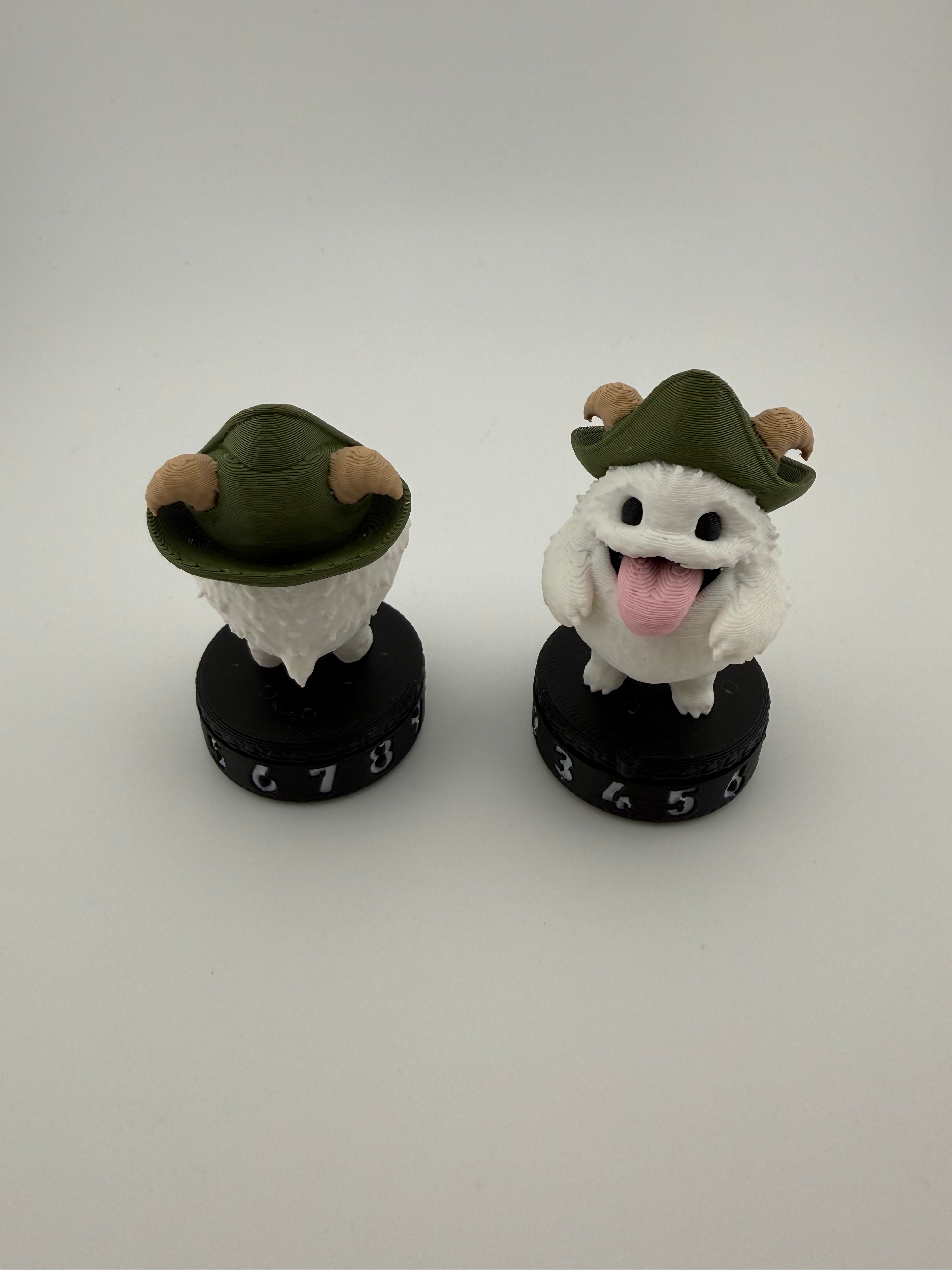 Plundering Poro Inspired Riftbound Tracker | 0–8 or 0–11 Rotating Stat Counter | League of Legends TCG Accessory