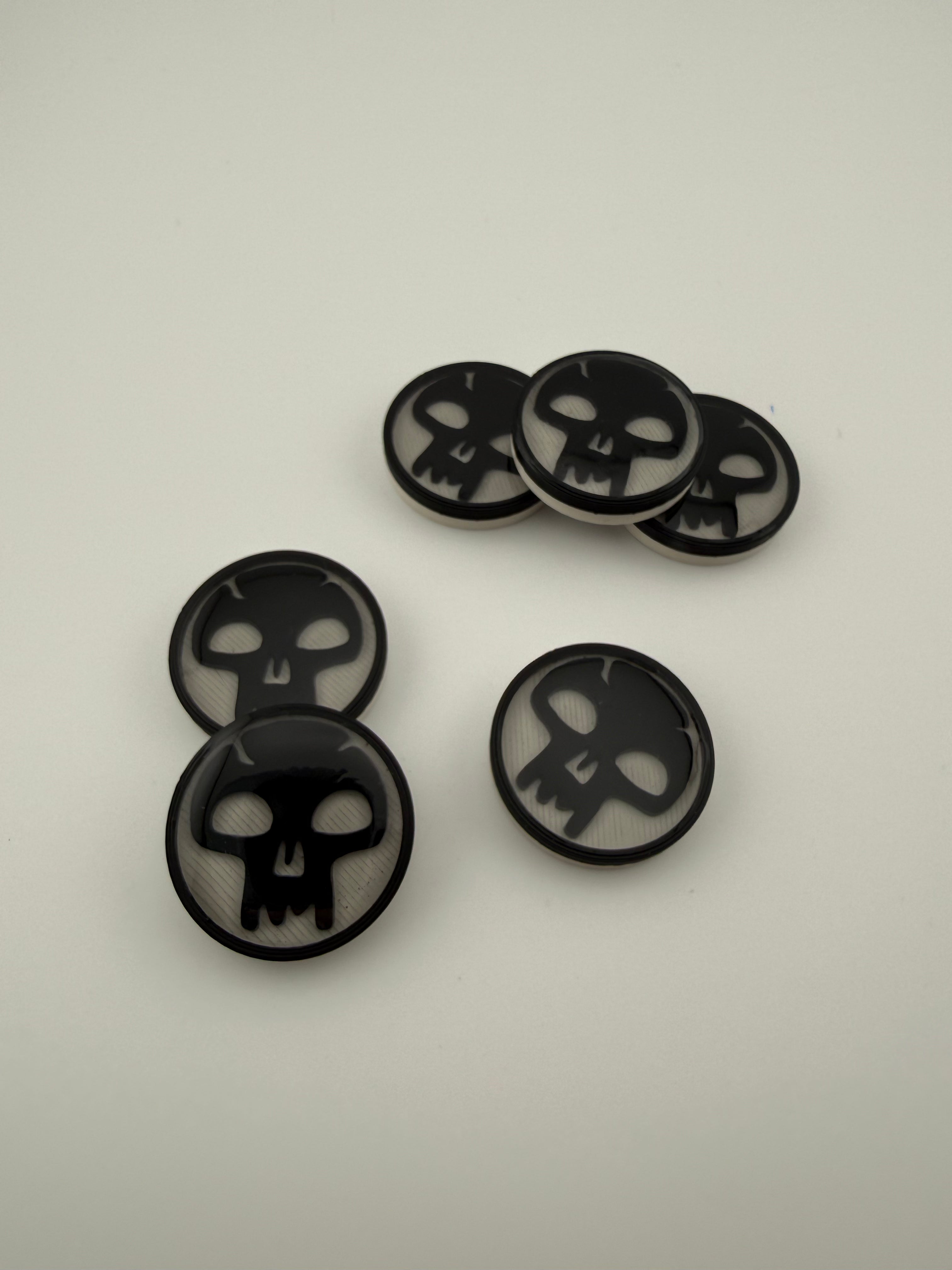 Mana Counters – MTG Token Set – Plains, Island, Swamp, Mountain, Forest, Wastes – 3D Printed Magic Accessories – Choose Your Color