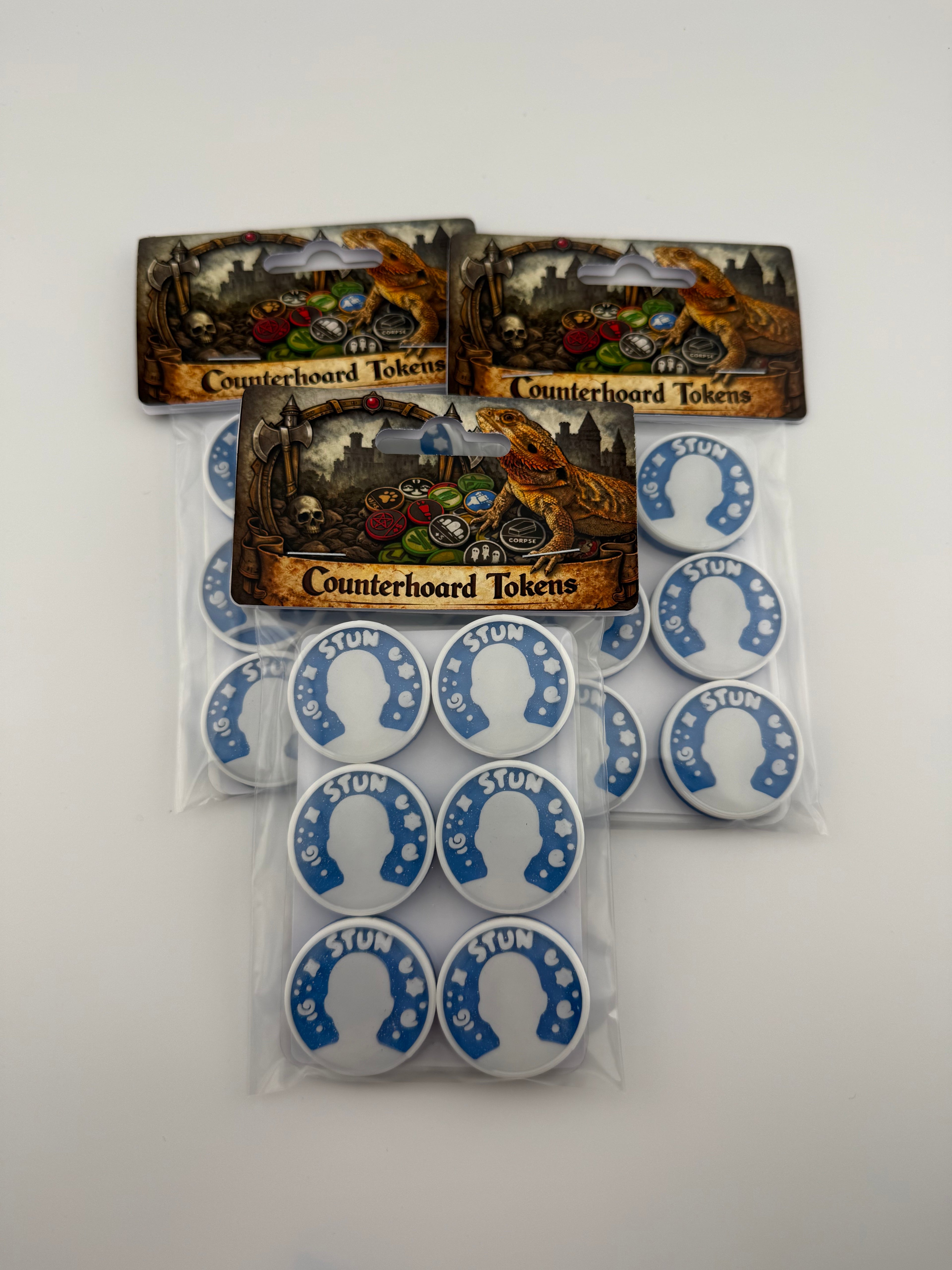 6 Pack Stun Tokens – Tabletop Gaming Status Effect Markers | RPG & Card Game Accessories