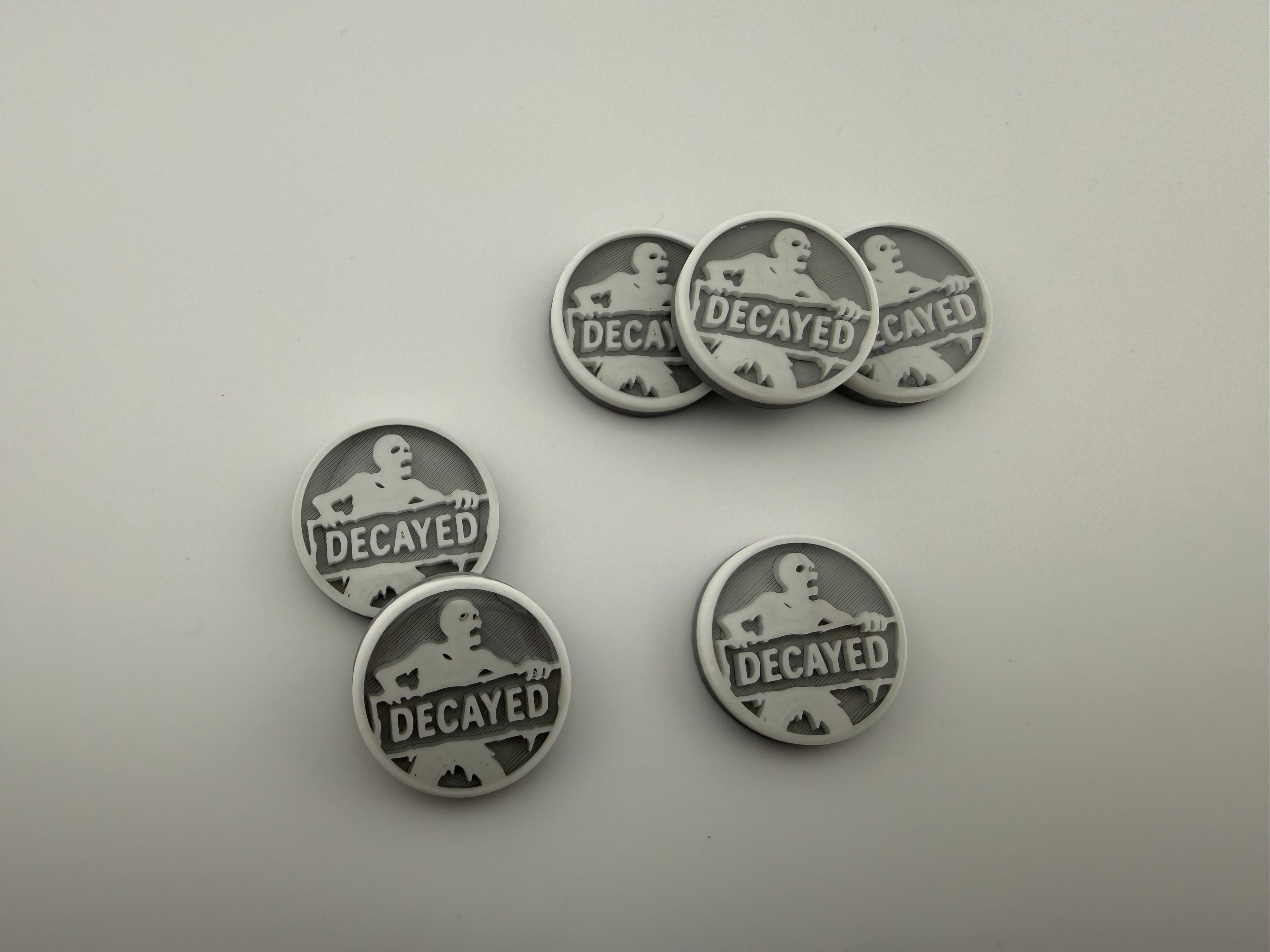 Magic the Gathering Decayed Token | MTG Zombie Ability Counter | Decayed Marker | Commander EDH Tabletop Accessory