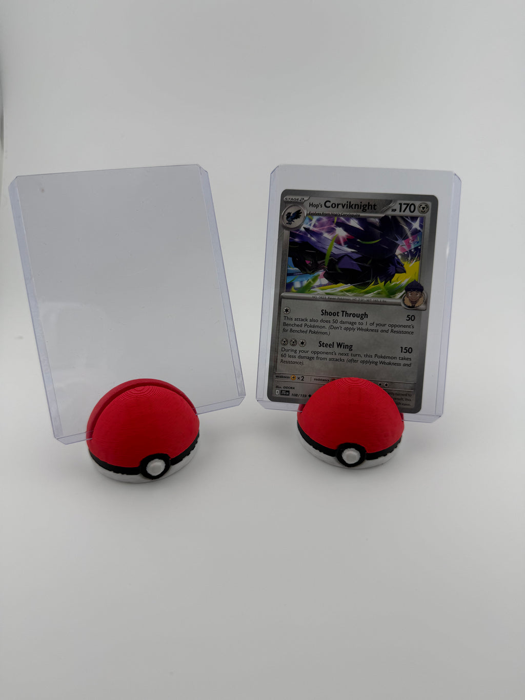 Capture Ball Card Holder | Trading Card Top Loader Display | 3D Printed TCG Stand
