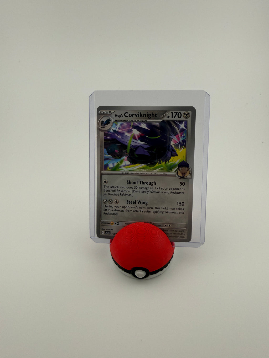Capture Ball Card Holder | Trading Card Top Loader Display | 3D Printed TCG Stand
