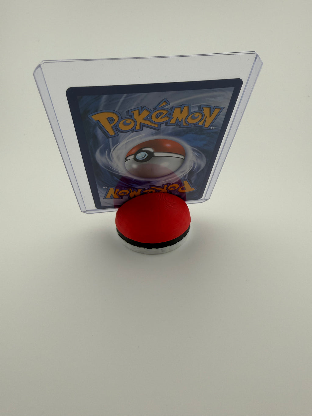 Capture Ball Card Holder | Trading Card Top Loader Display | 3D Printed TCG Stand