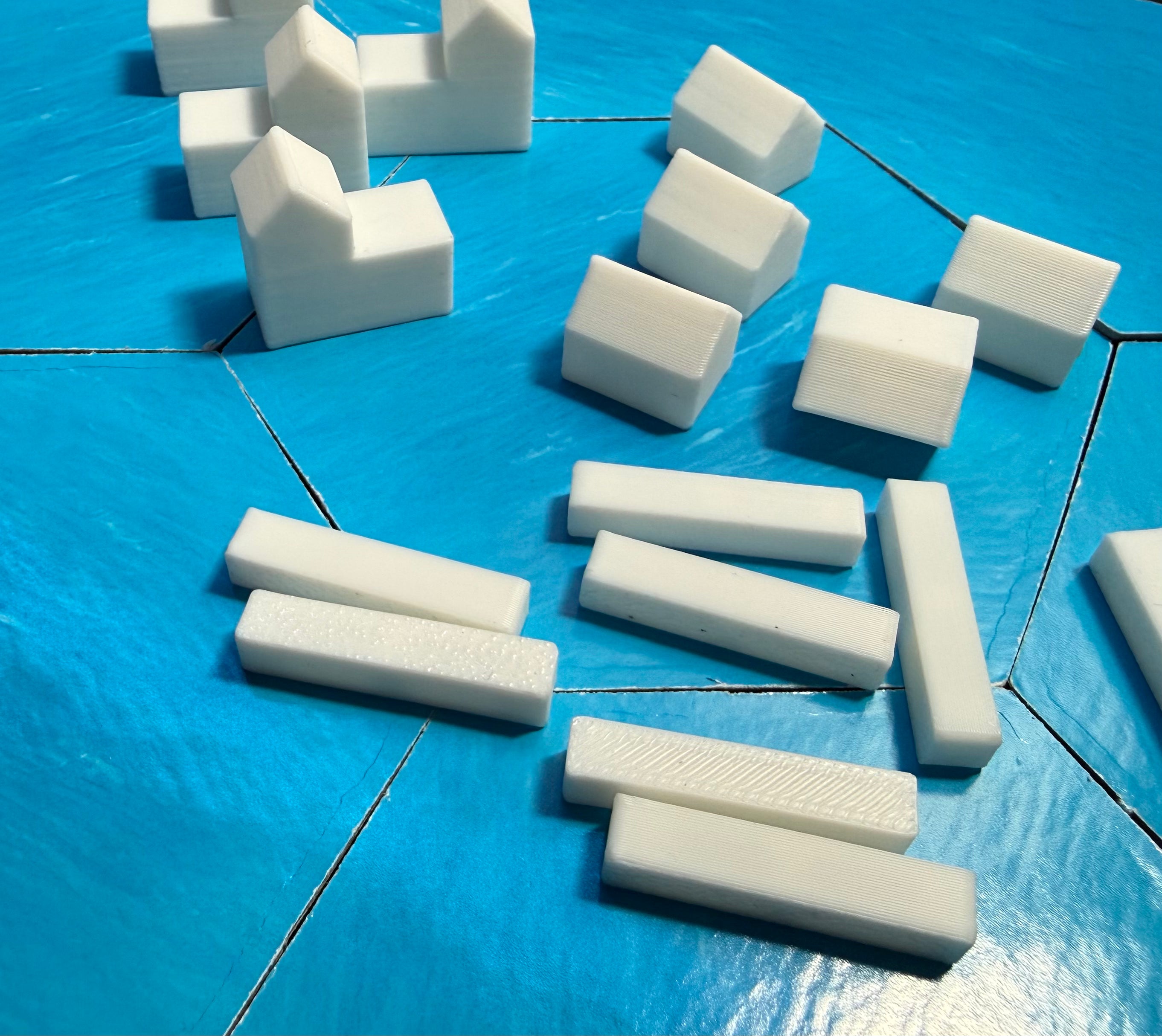 Catan Player Color Replacement Set – Roads, Settlements & Cities