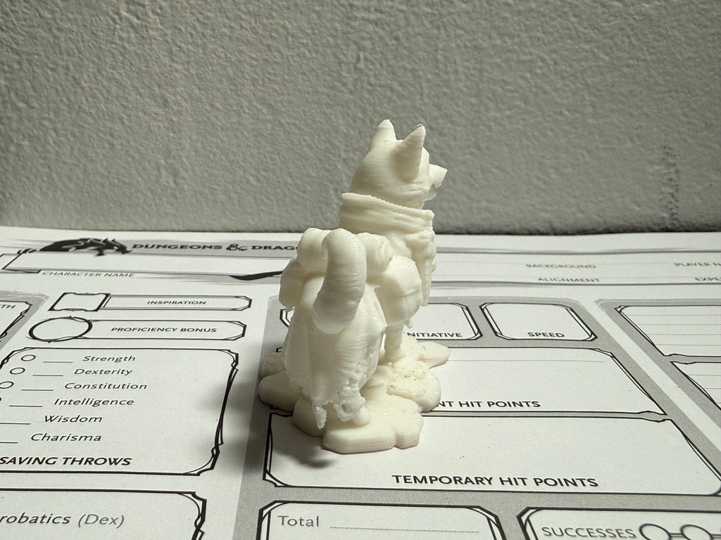 Good Boy Adventurer Dog Miniature | DnD Animal Companion | Cute RPG Tabletop Figure