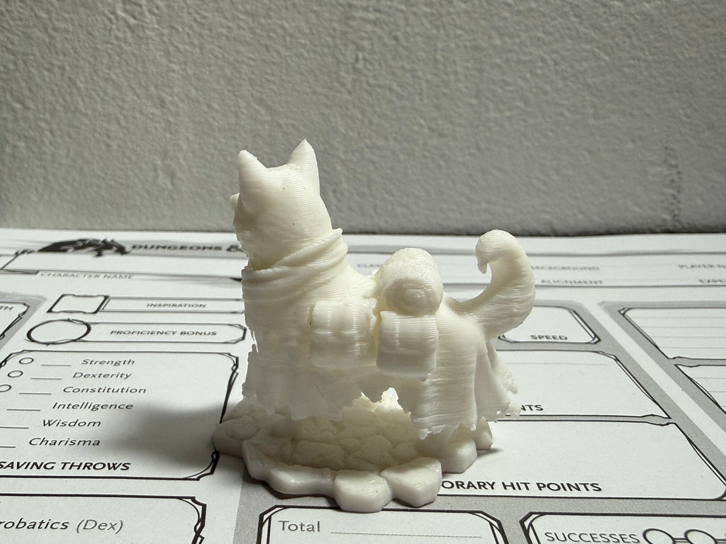 Good Boy Adventurer Dog Miniature | DnD Animal Companion | Cute RPG Tabletop Figure