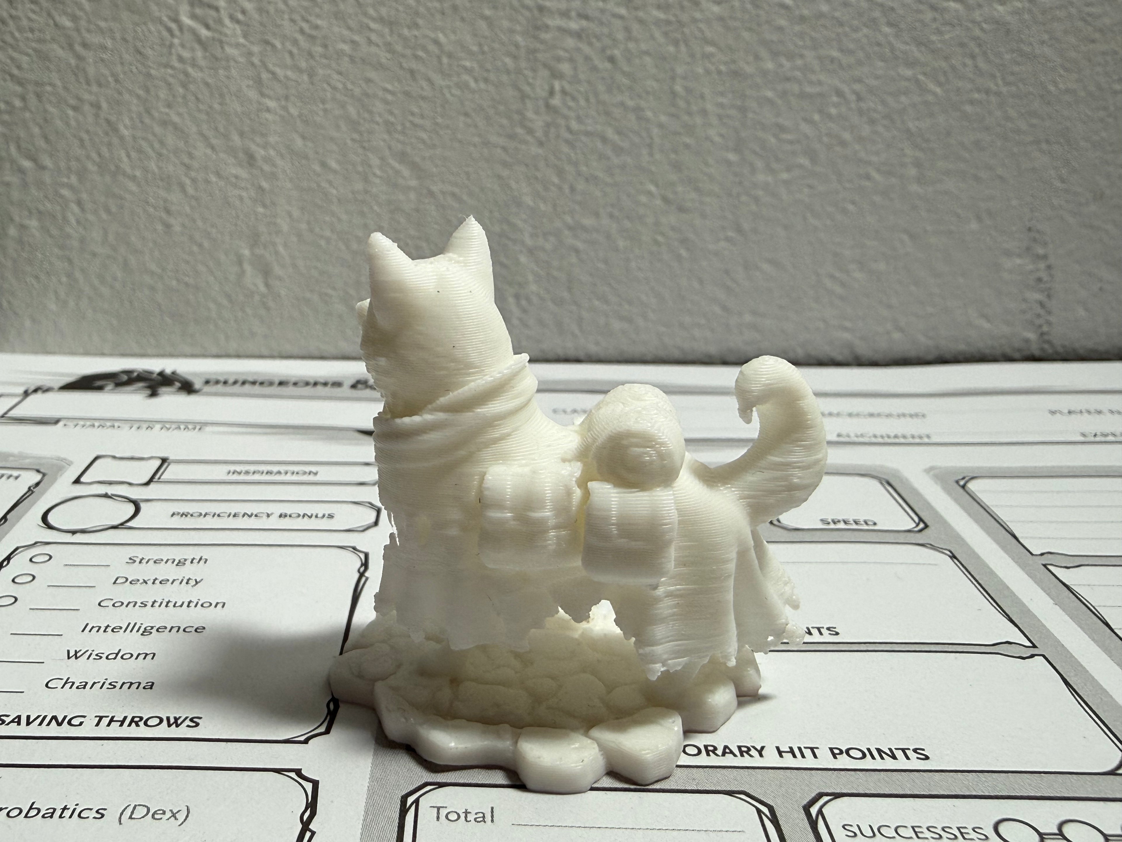 Good Boy Adventurer Dog Miniature | DnD Animal Companion | Cute RPG Tabletop Figure