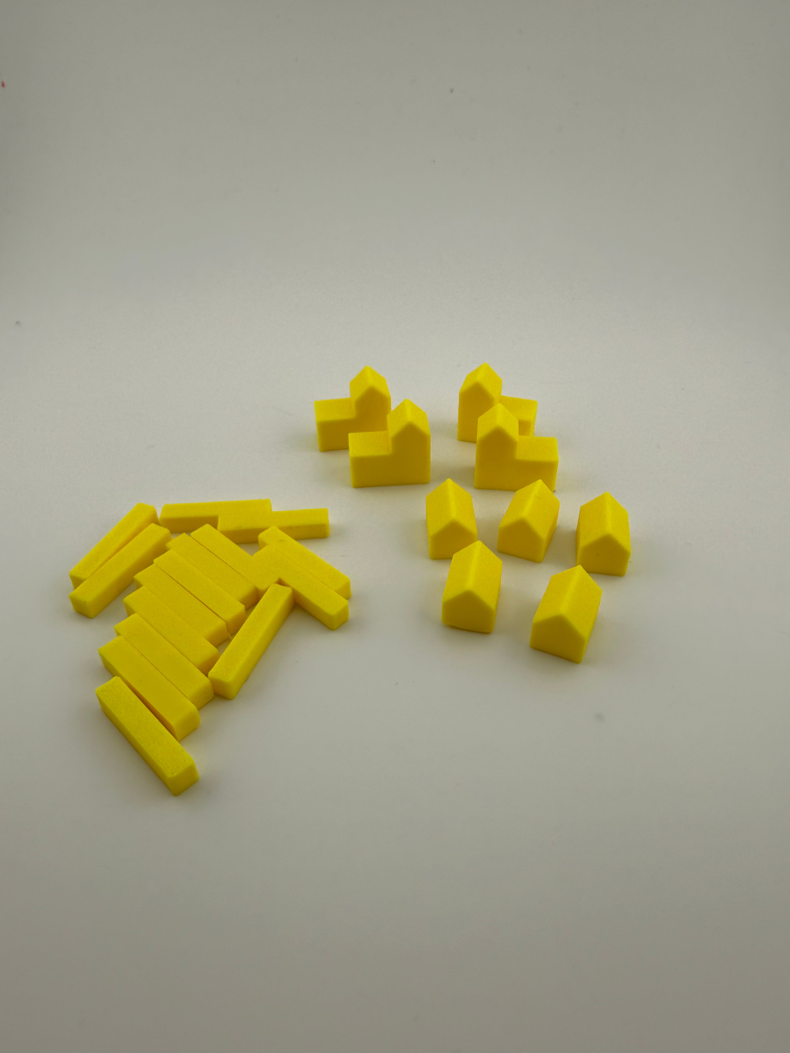 Catan Player Color Replacement Set – Roads, Settlements & Cities