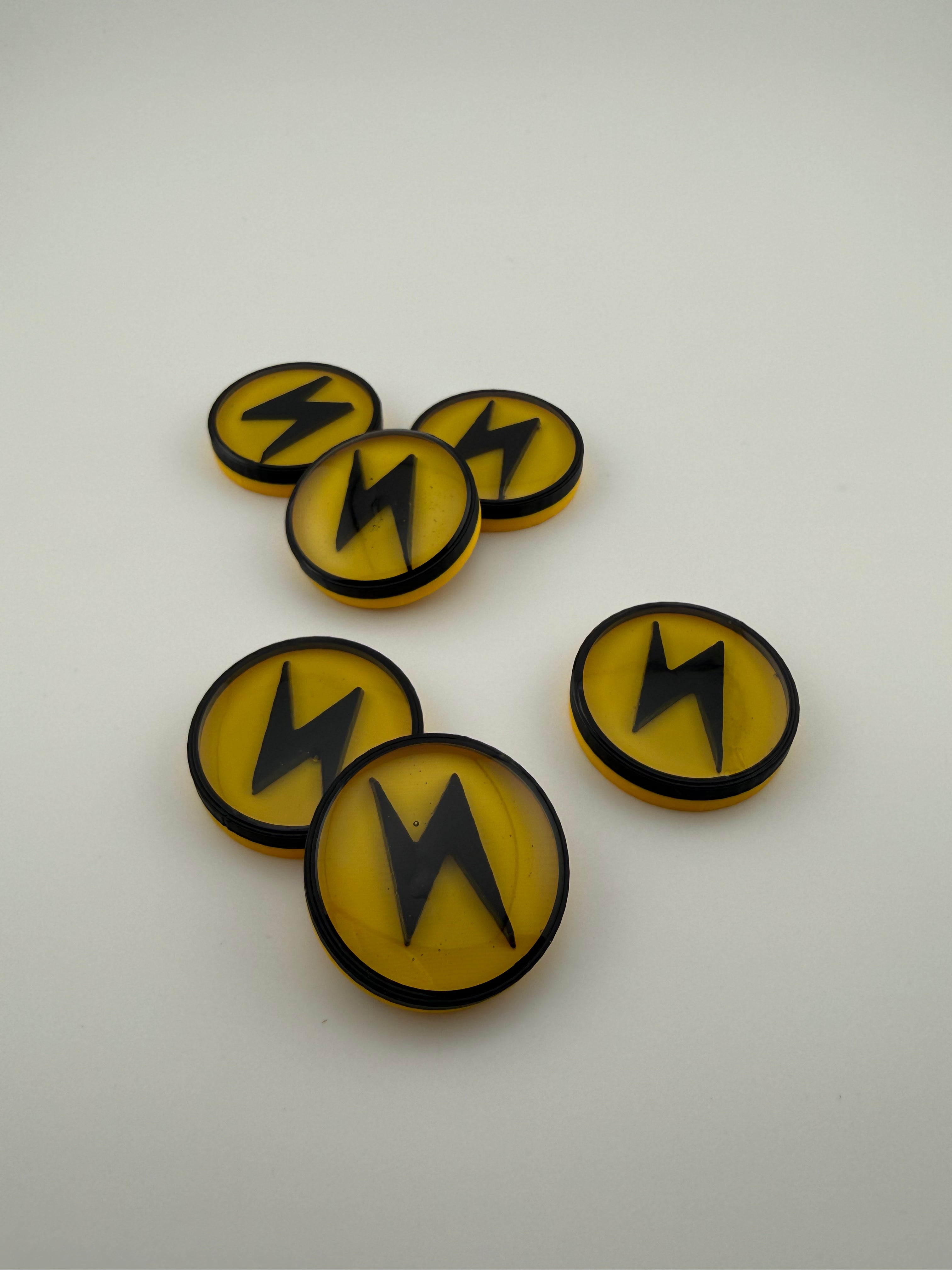 Pokémon Energy Tokens – Fire, Water, Grass, Electric & More – TCG Energy Counters – Tabletop Accessories