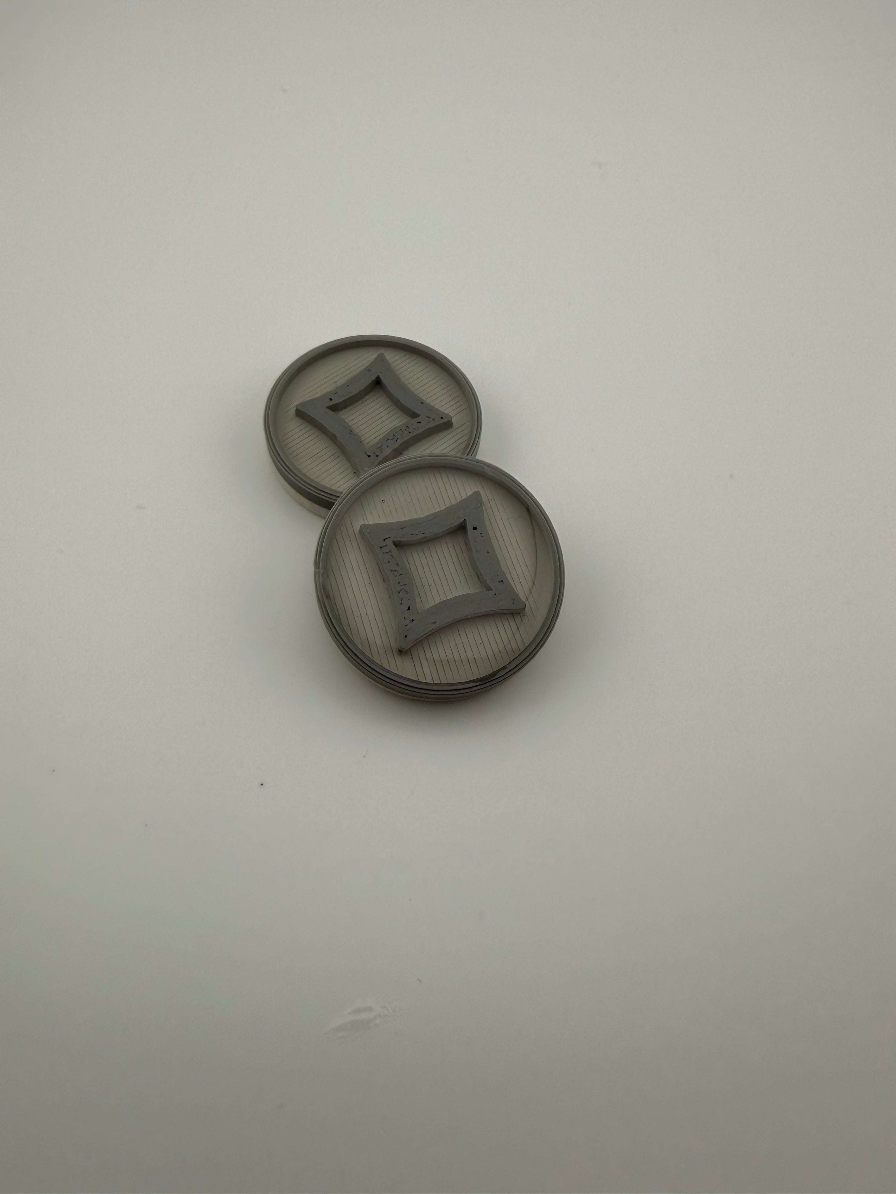 Mana Counters – MTG Token Set – Plains, Island, Swamp, Mountain, Forest, Wastes – 3D Printed Magic Accessories – Choose Your Color