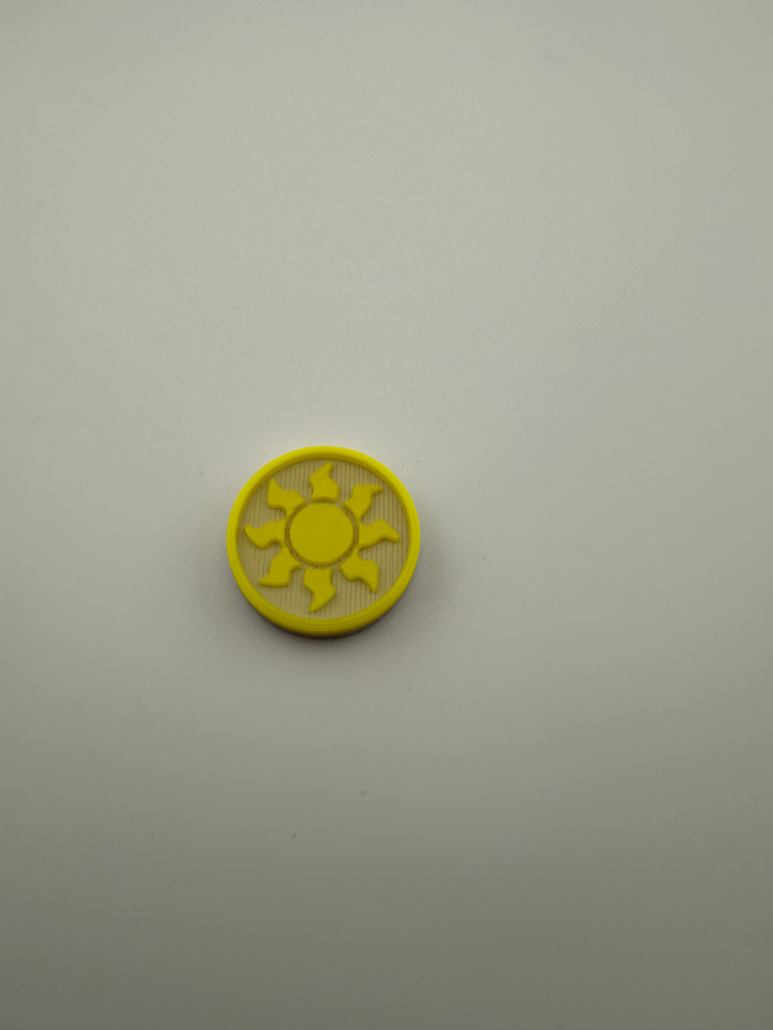 Mana Counters – MTG Token Set – Plains, Island, Swamp, Mountain, Forest, Wastes – 3D Printed Magic Accessories – Choose Your Color