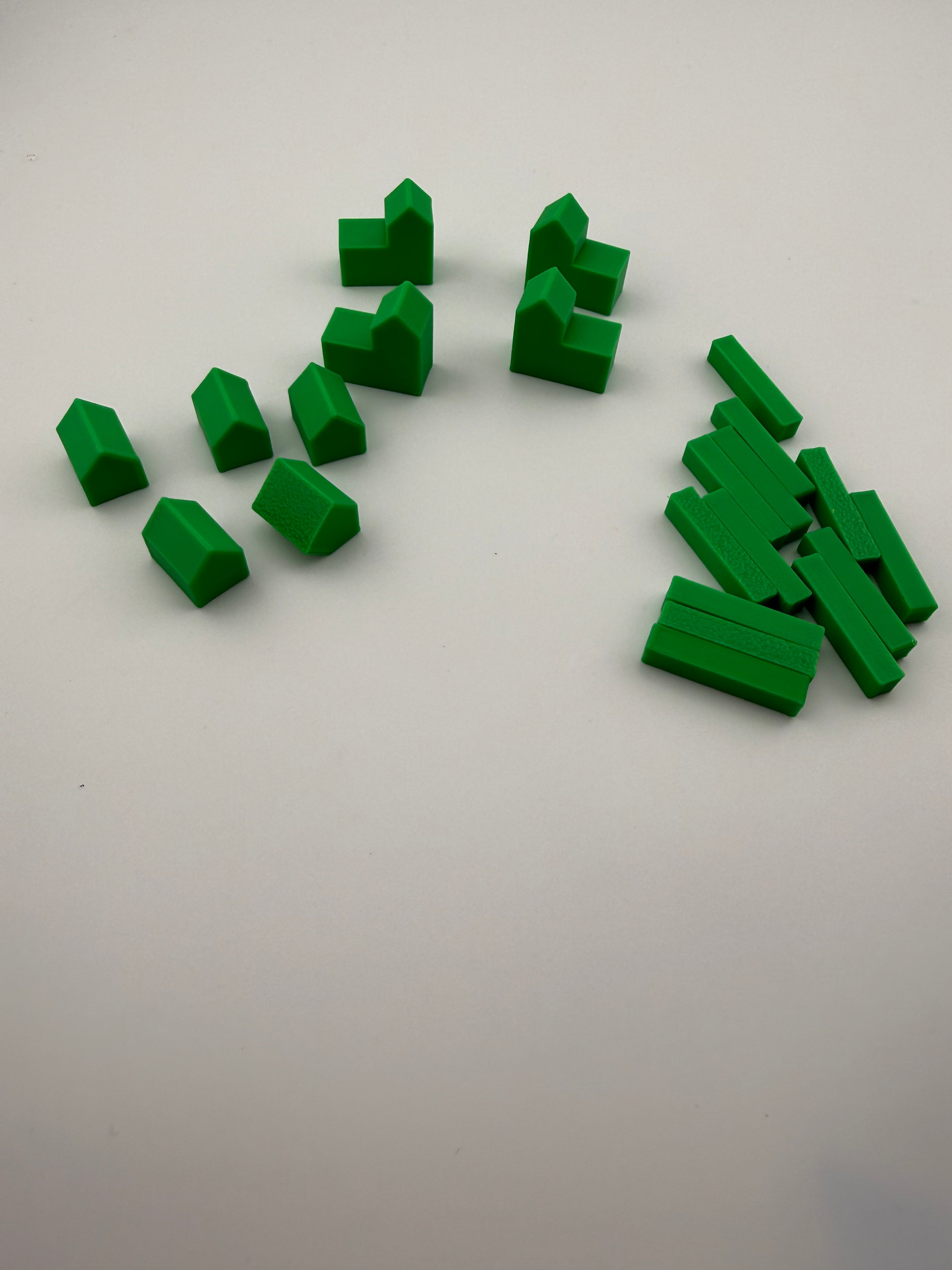 Catan Player Color Replacement Set – Roads, Settlements & Cities