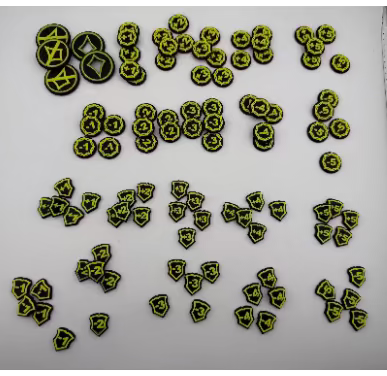 Disney Lorcana Tokens Set – +/− Counters, Damage Tokens, Status Markers