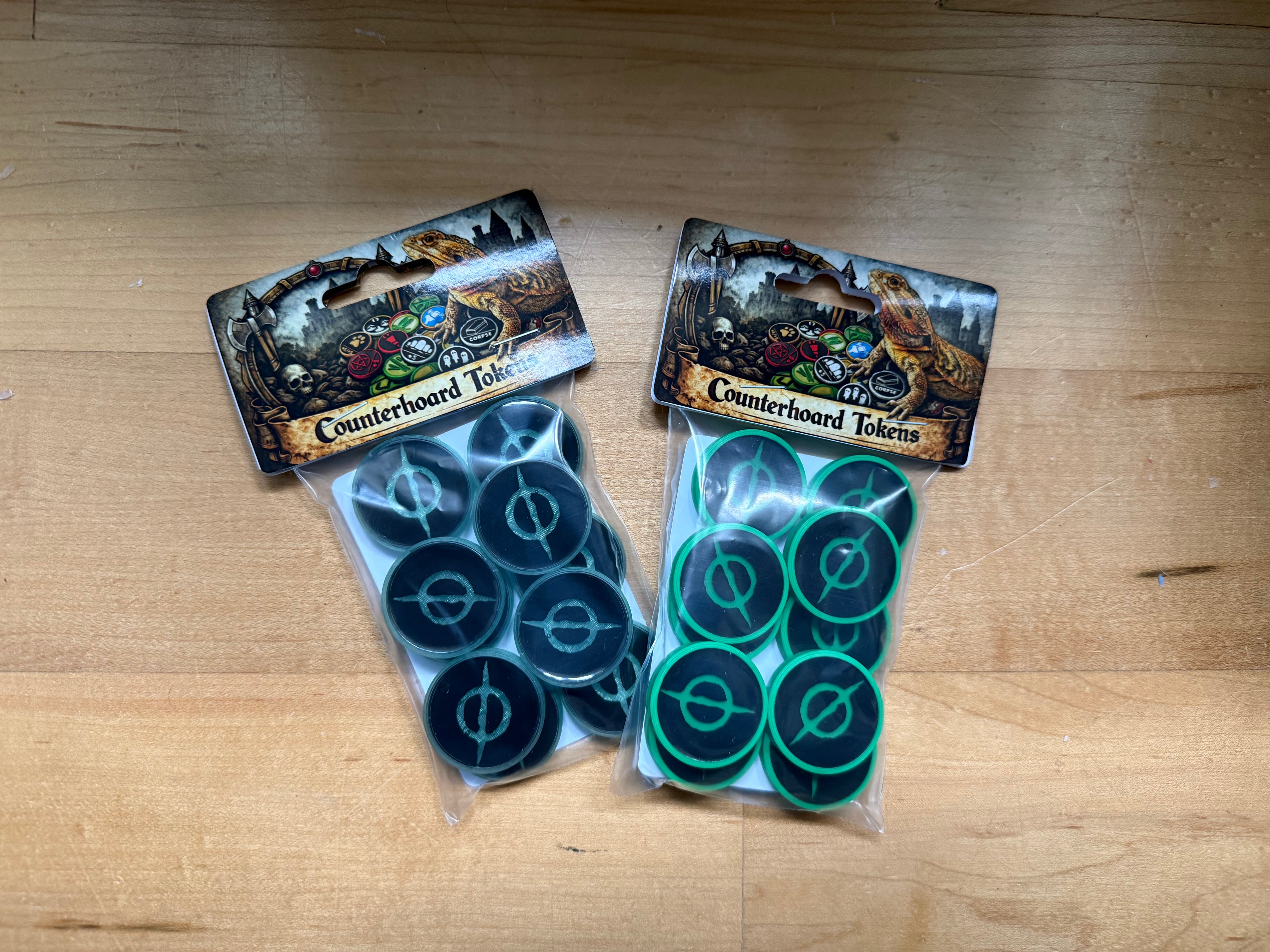 MTG Poison Counters (Set of 10) – Infect & Toxic Token Counters – Magic the Gathering Accessories – Green Poison Token Markers – Commander EDH Game Counters