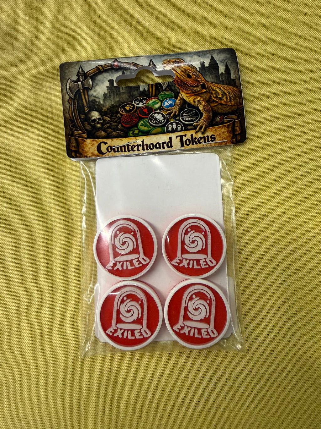 Pod Packs – 4 Matching MTG Tokens | Commander Playgroup Token Set | Magic the Gathering Accessories