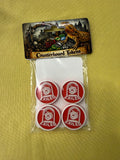 Pod Packs – 4 Matching MTG Tokens | Commander Playgroup Token Set | Magic the Gathering Accessories
