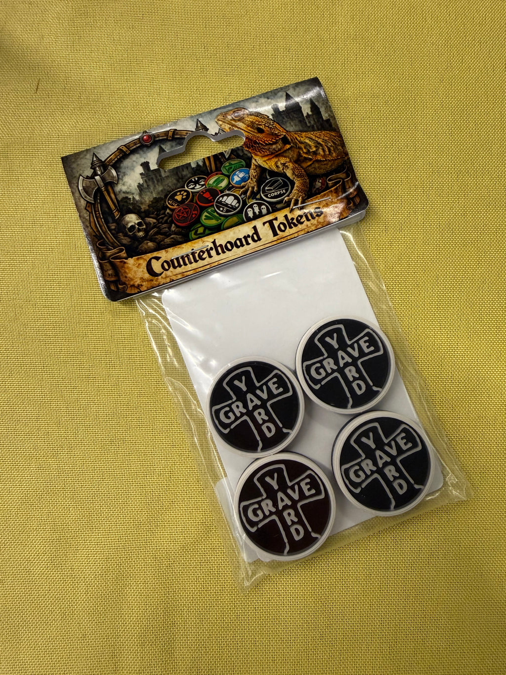 Pod Packs – 4 Matching MTG Tokens | Commander Playgroup Token Set | Magic the Gathering Accessories