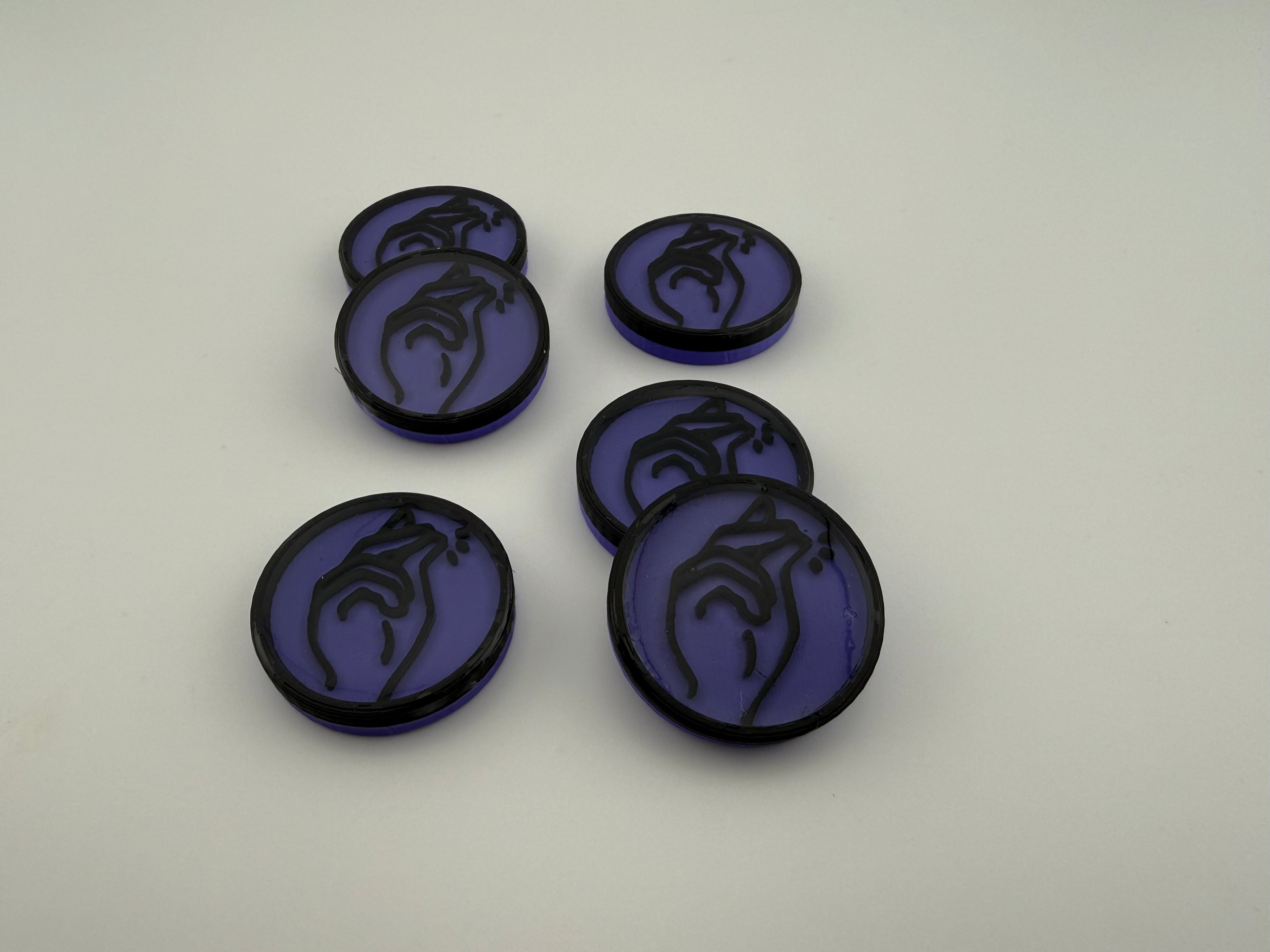 Super Hero Inspired Finality Counters – MTG Token Set | 3D Printed Commander Accessory | Snap Effect Counters for Magic the Gathering