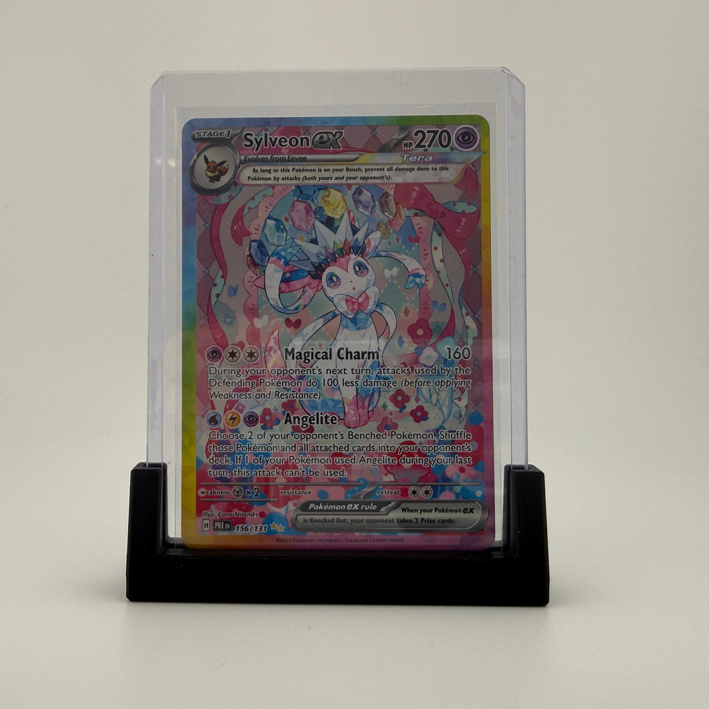 2025 Pokemon Pre En-prismatic Evolutions 156 Sylveon EX Special Illustration Rare