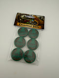 Set of 6 Trample Counters - MTG Tokens - Exclusive Color Combo