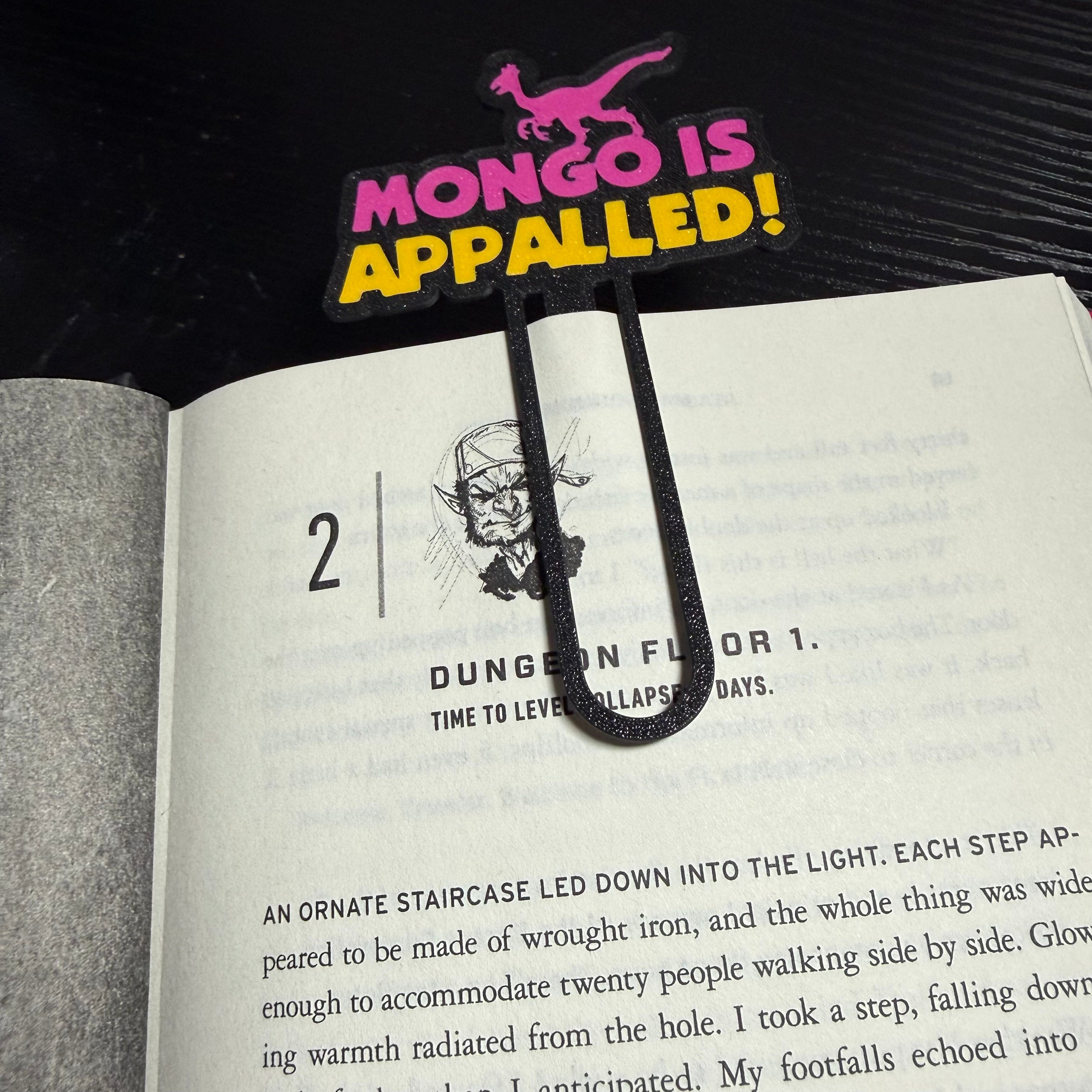 Mongo Is Appalled! Bookmark