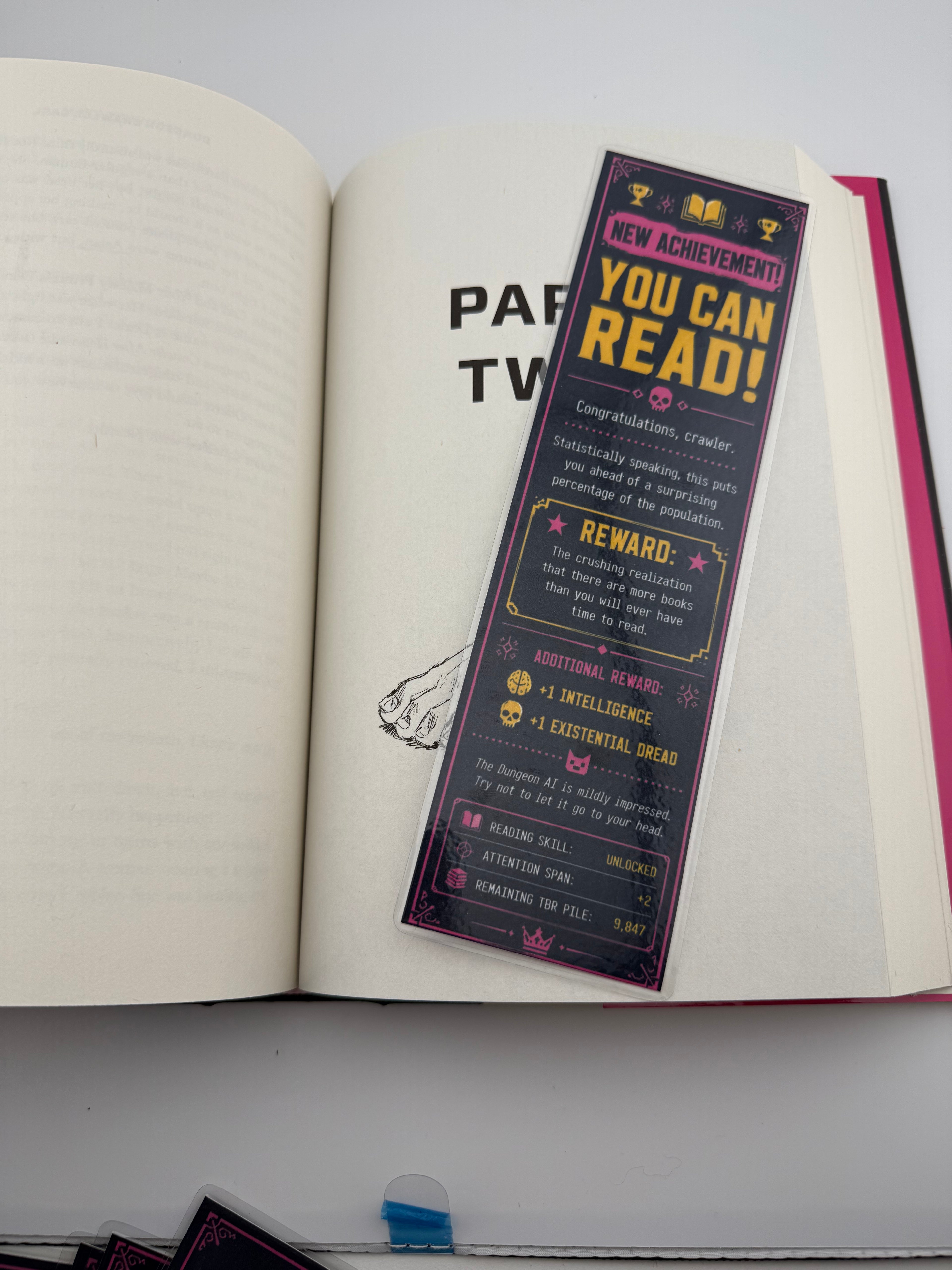 New Achievement: You Can Read! – Double-Sided Laminated Bookmark