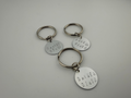 Danger Dingo Hand-Stamped Dog Tag Keychain