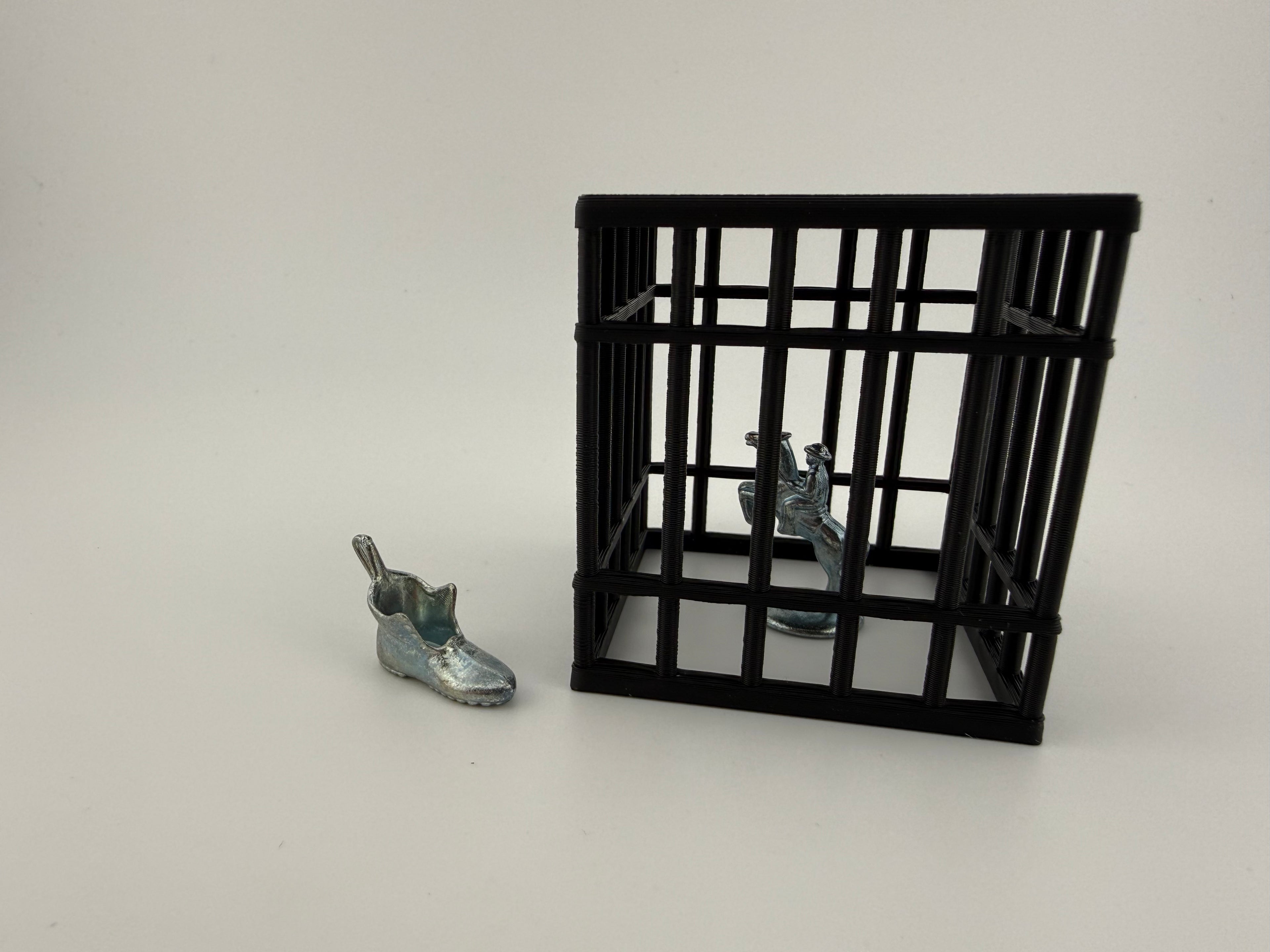Monopoly Jail Cell Upgrade – 3D Printed Replacement Jail