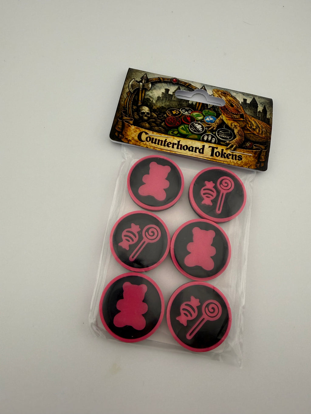 Exclusive Candy & Food Tokens – Pink & Black Limited Edition Set