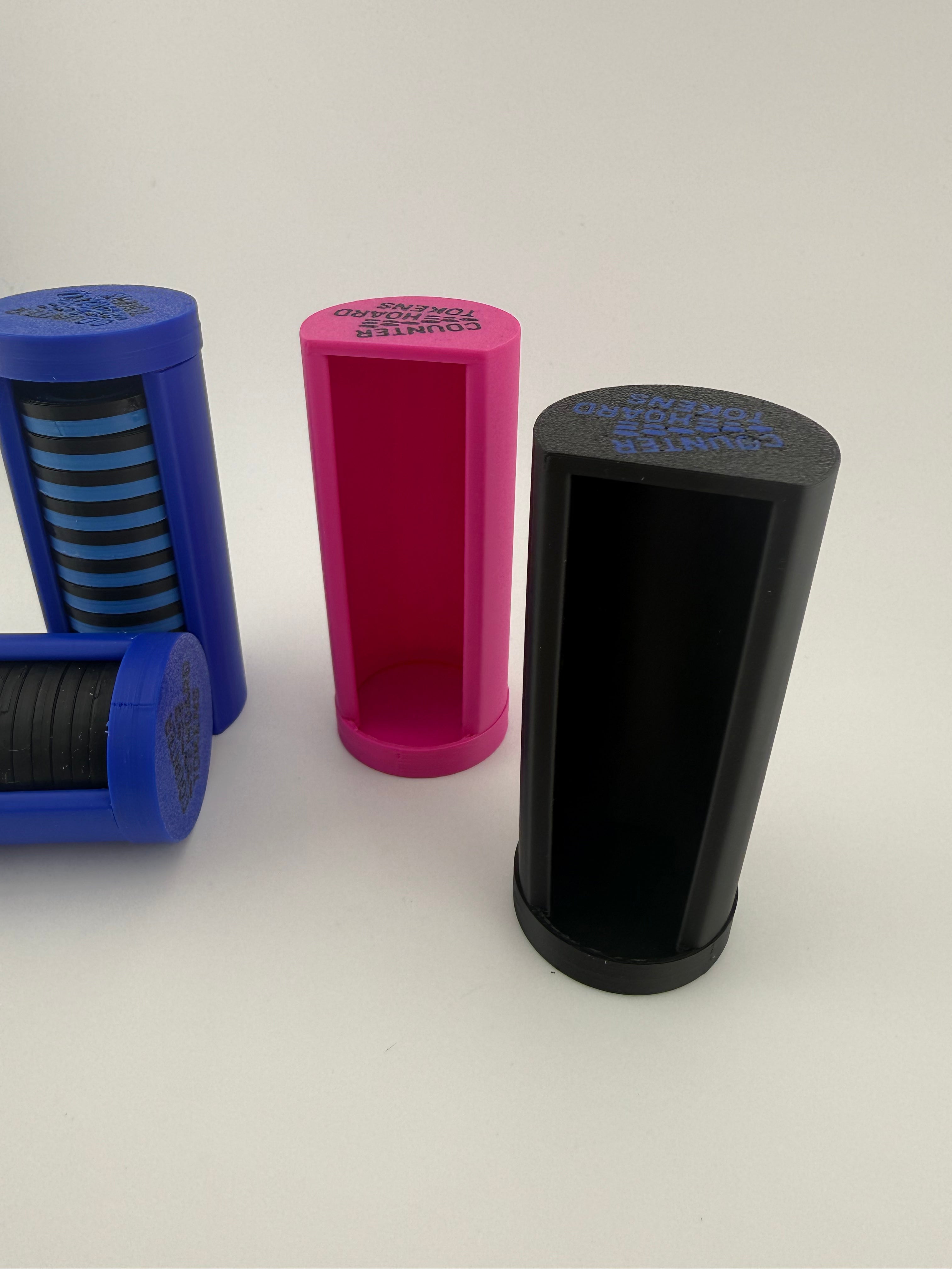 Token Holder Storage Tube