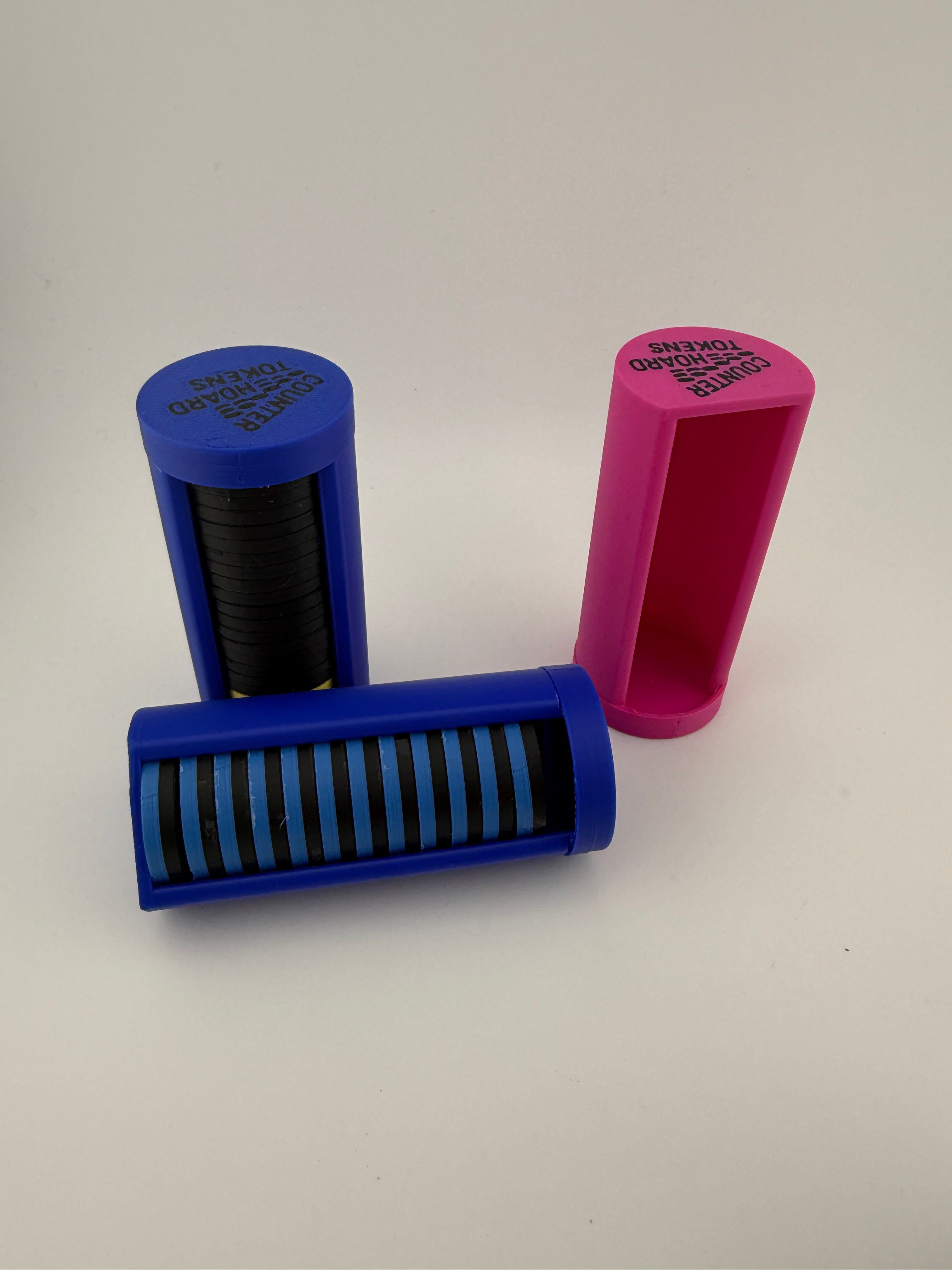 Token Holder Storage Tube