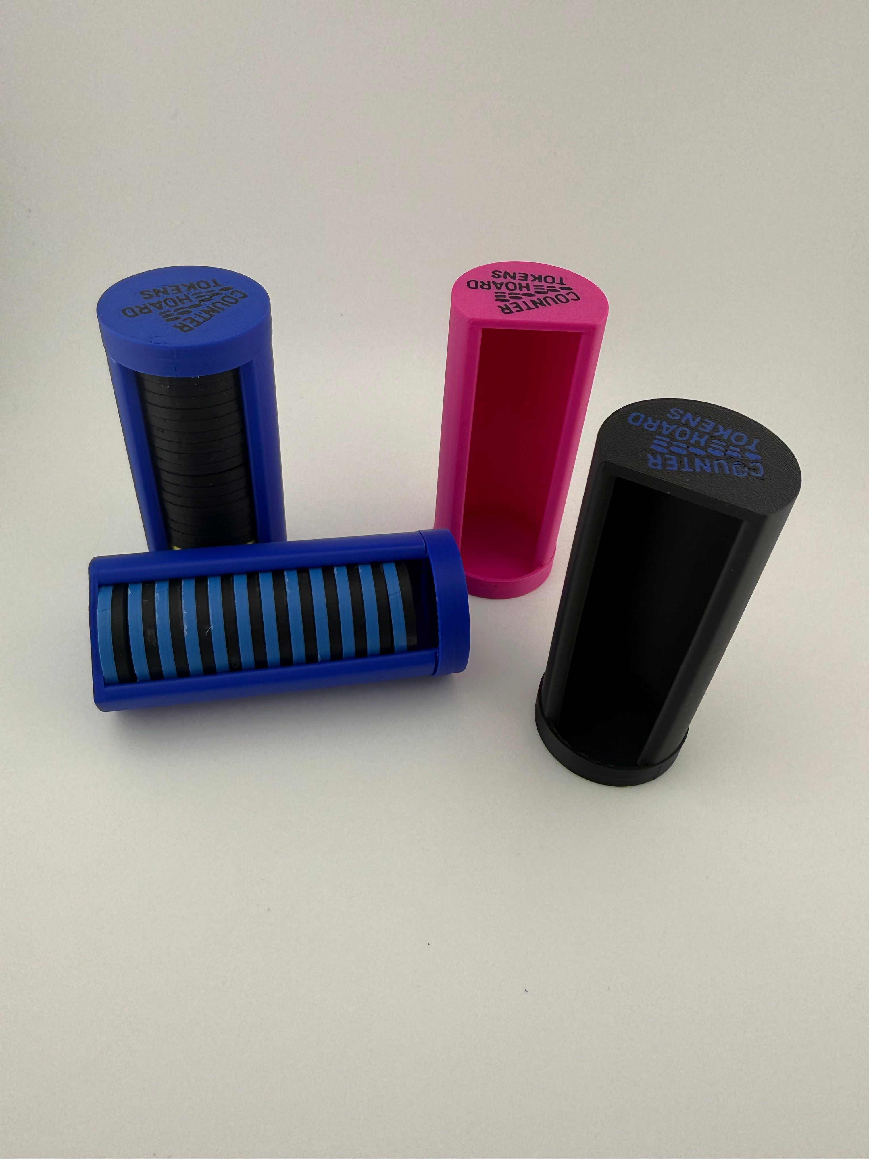 Token Holder Storage Tube
