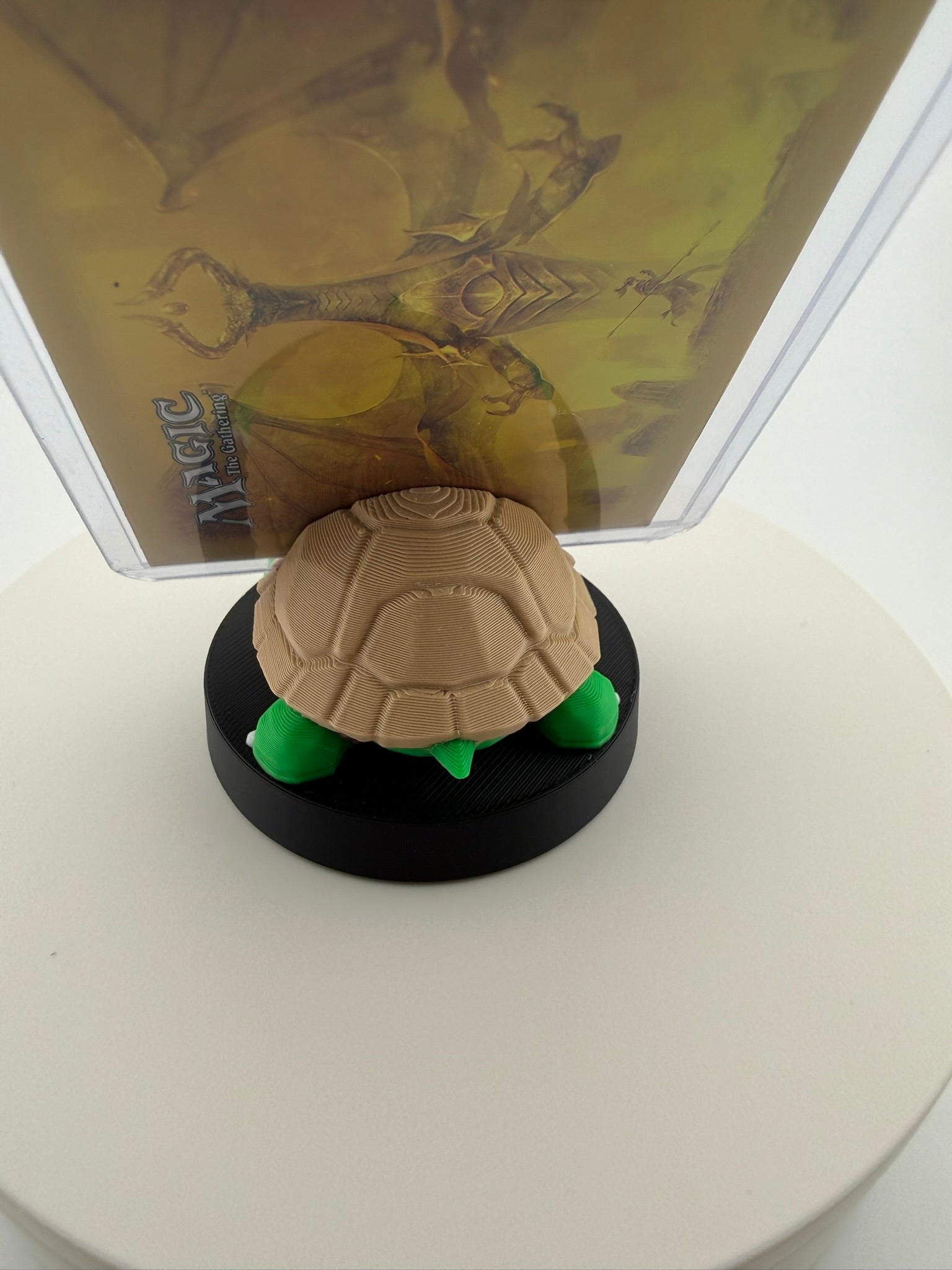 3D Printed Themed Toploader Display Stand | MTG Commander Card Holder | Custom Trading Card Showcase | TCG Desk Display