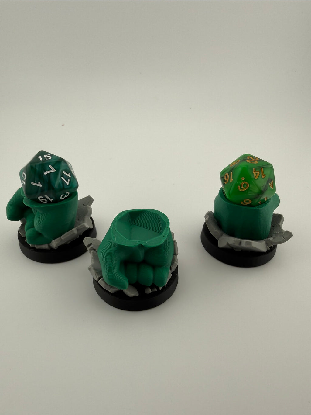 3D Printed Smash Fist Dice Holder | MTG Commander EDH Accessory | Marvel Deck Token Tracker