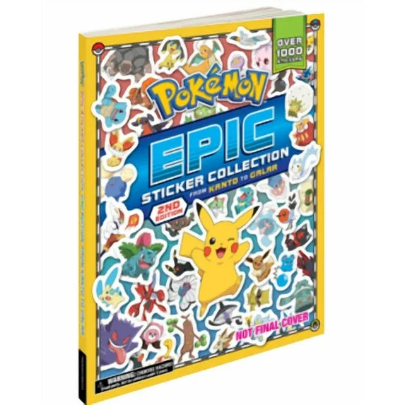 Pokémon Epic Sticker Collection 2nd Edition: from Kanto to Galar