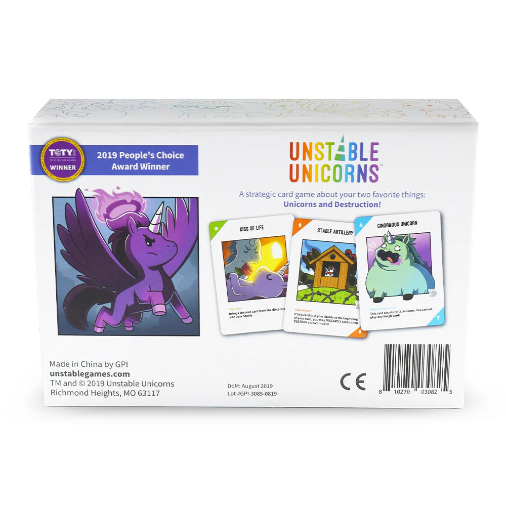 Unstable Unicorns: Classic Edition: Base Game 2nd Edition