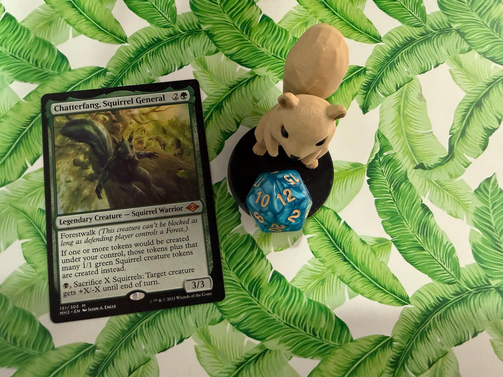 3D Printed Squirrel Dice Holder | MTG Commander EDH Counter