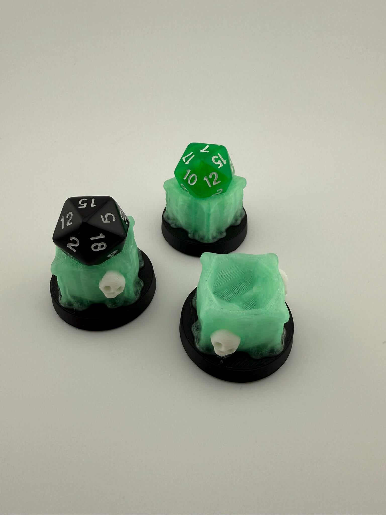 3D Printed Ooze / Slime Dice Holder | MTG Commander EDH Accessory